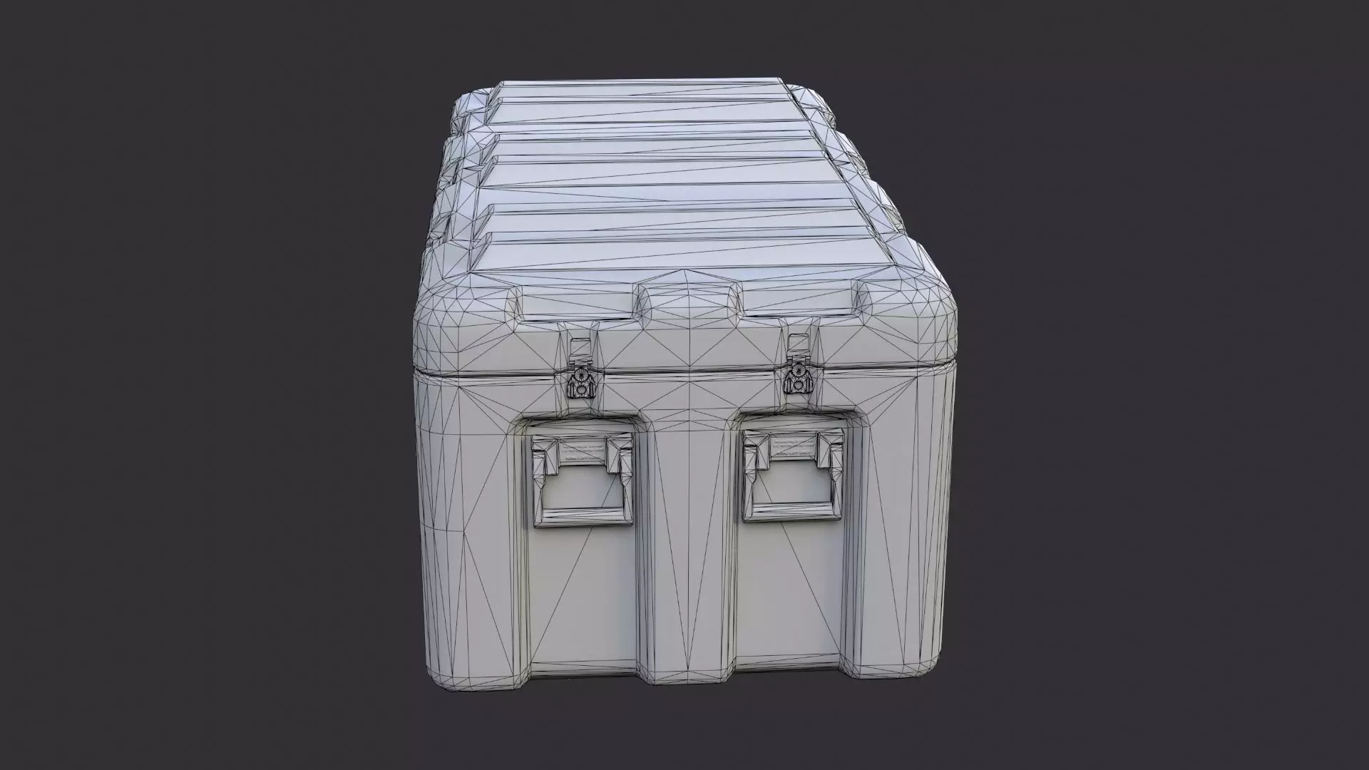 Military Field Crate Upgrade Low-poly 3D model_7