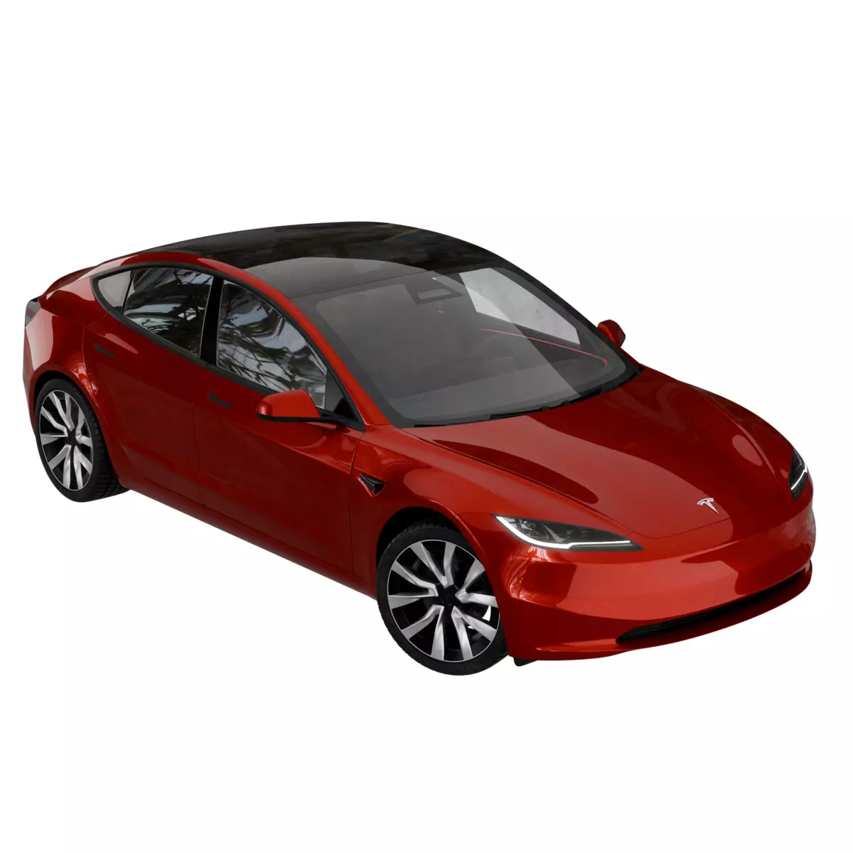 Tesla Model 3 2024 Free 3D model_1