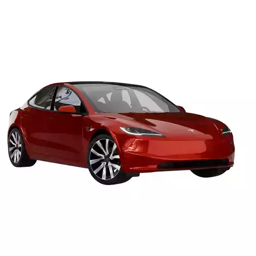 Tesla Model 3 2024 Free 3D model
