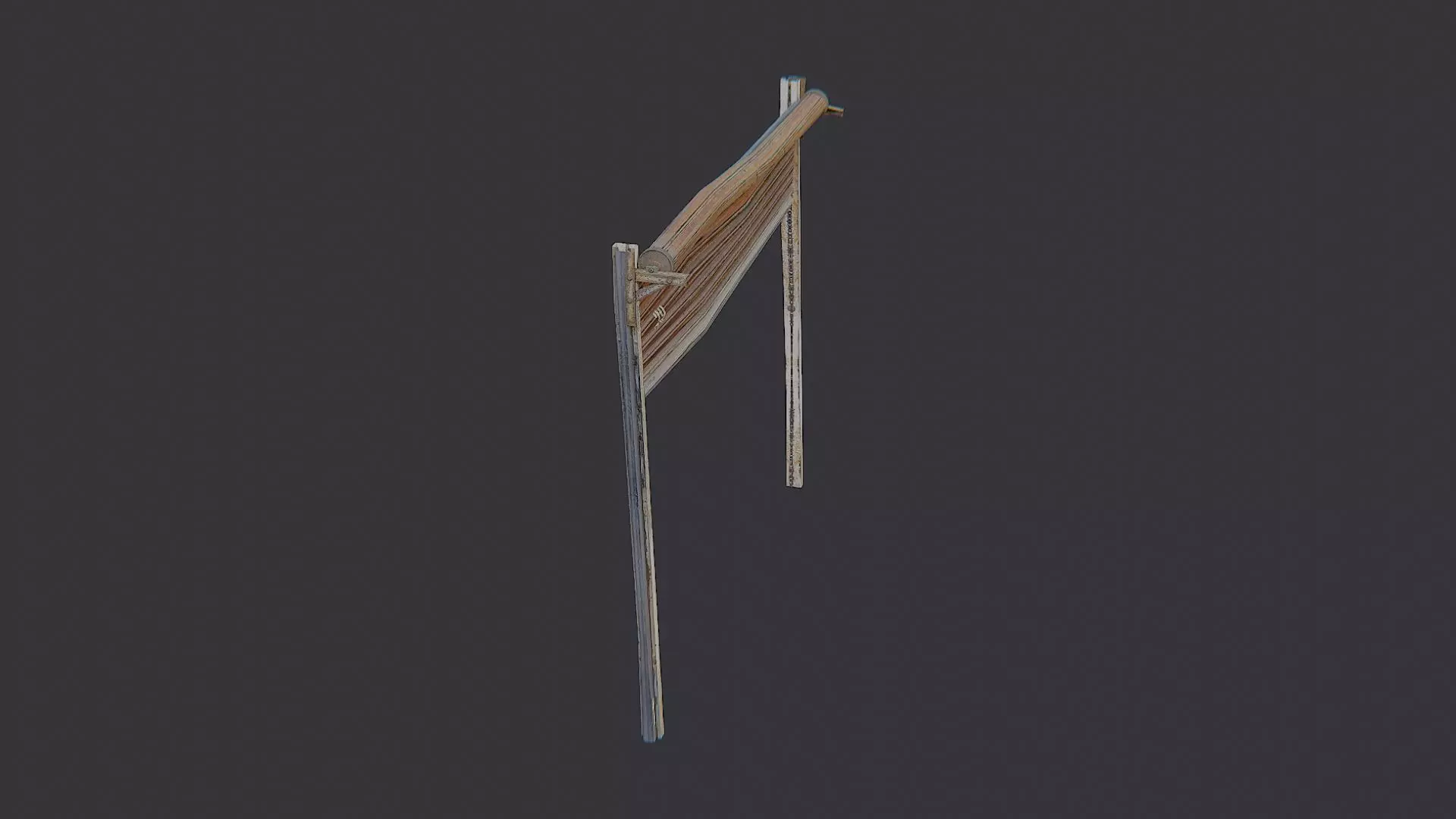 Rollup Metal Door Panel Low-poly 3D model_0