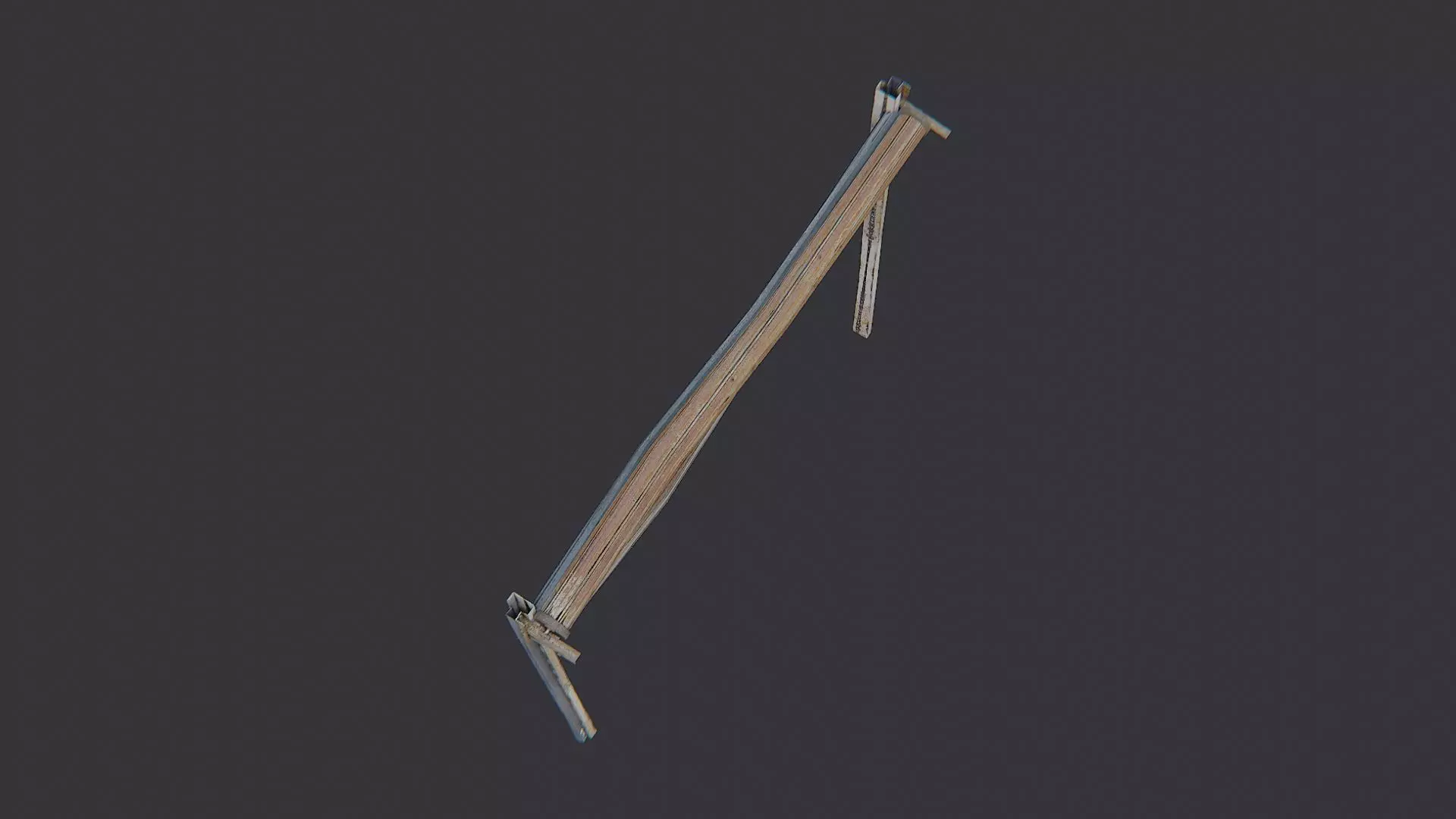 Rollup Metal Door Panel Low-poly 3D model_4