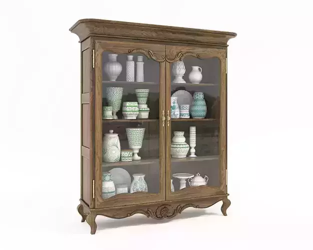 Classic Display Cabinet and Decoration 9