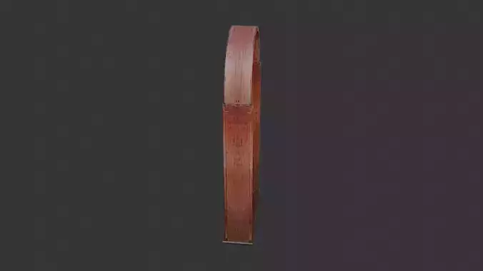 Ornate Arch Wood Window Frame