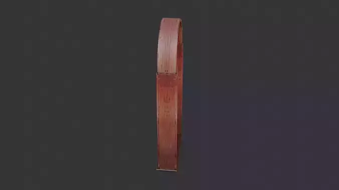 Ornate Wood Arch Window Frame