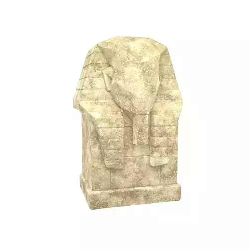 Ancient Egyptian Human Head Stele v1 001