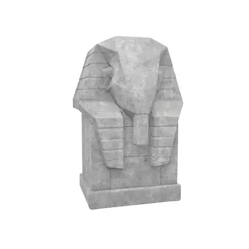 Ancient Egyptian Human Head Stele v1 002