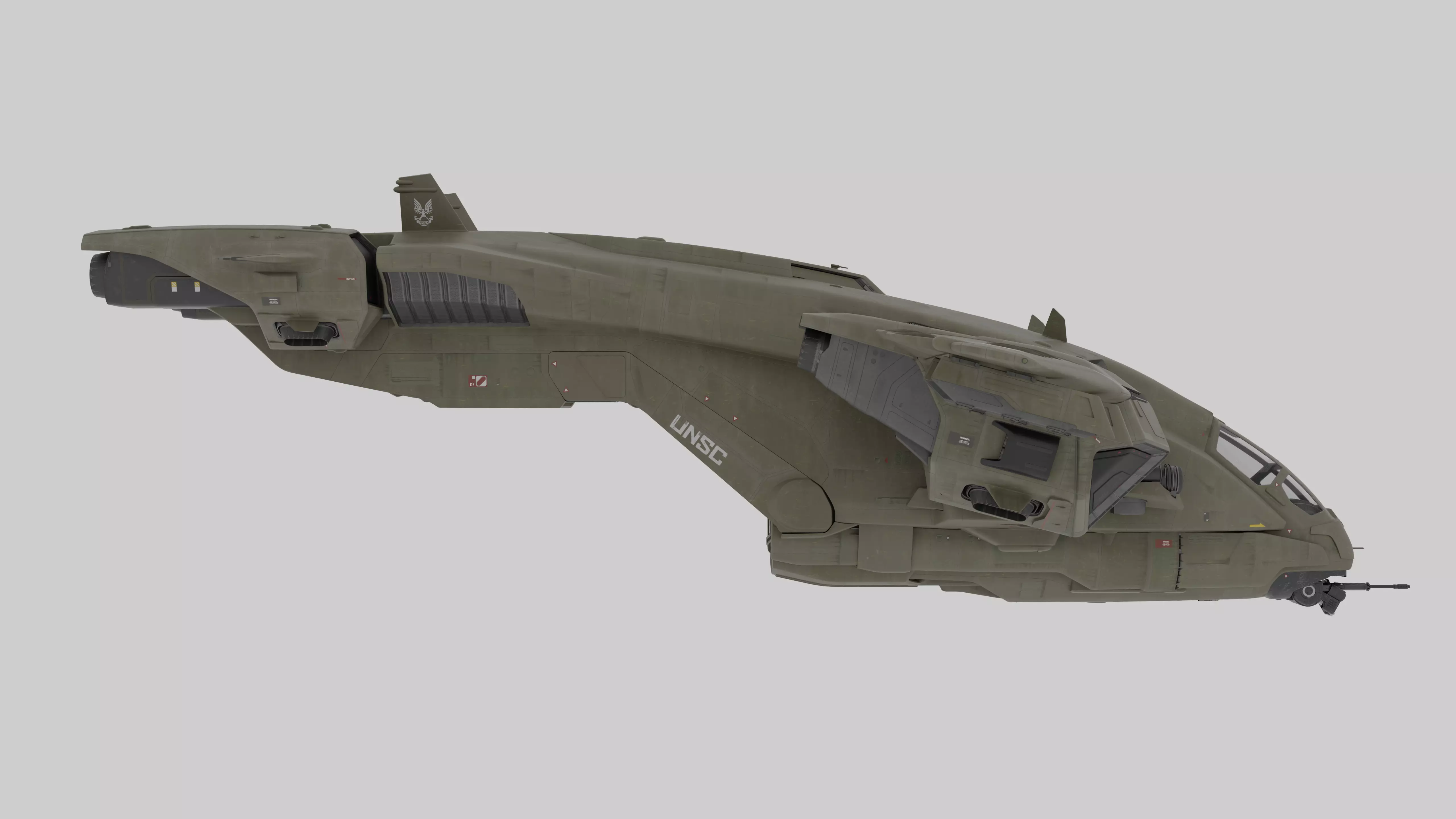 HALO PELICAN 3D MODEL FOR BLENDER 3D model_1