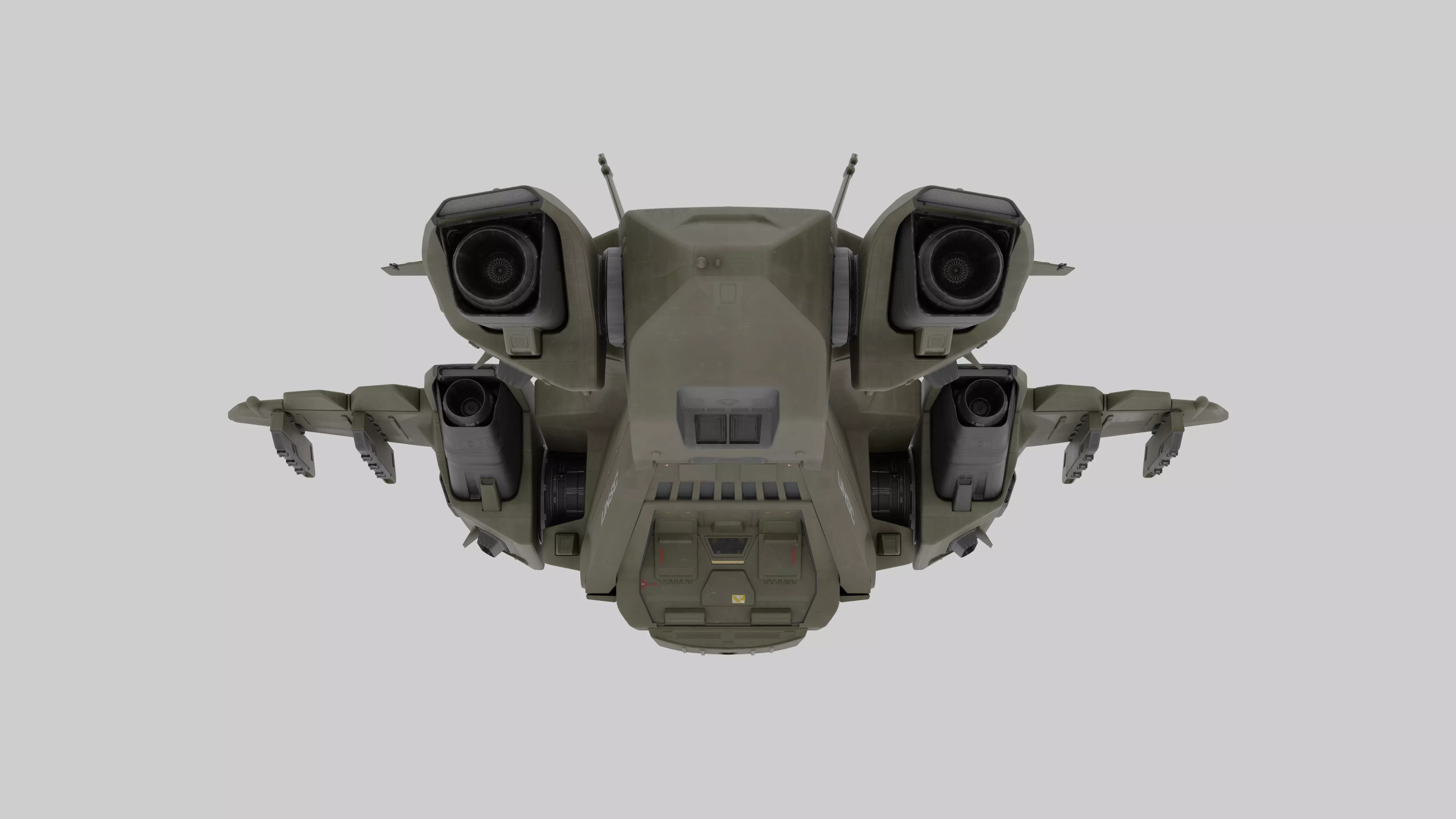 HALO PELICAN 3D MODEL FOR BLENDER 3D model_2