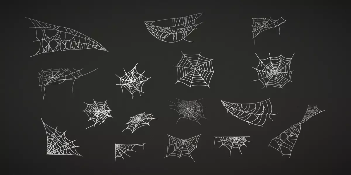 Free Pack Cobwebs Free 3D model_2