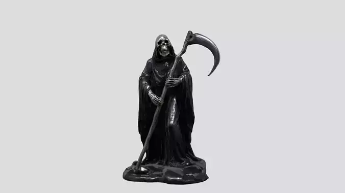 Grim Reaper Statue metal