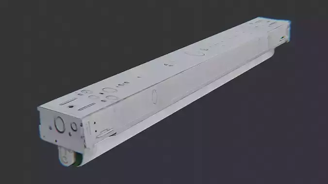 Fluorescent Ceiling Tube Light Warm Glow