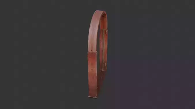 Wood Arch Window Double Frame