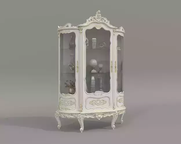 Classic Display Cabinet and Decoration 12