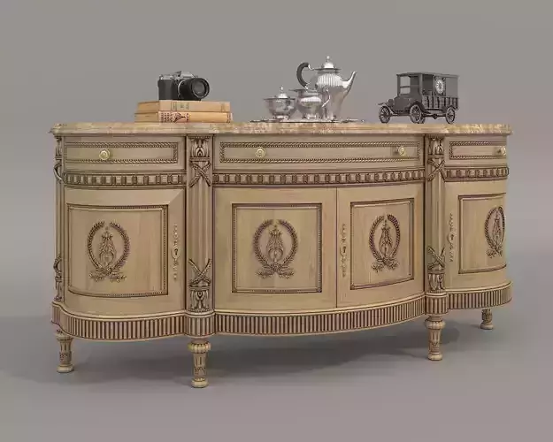 Classic European style Sideboard and Decoration 9