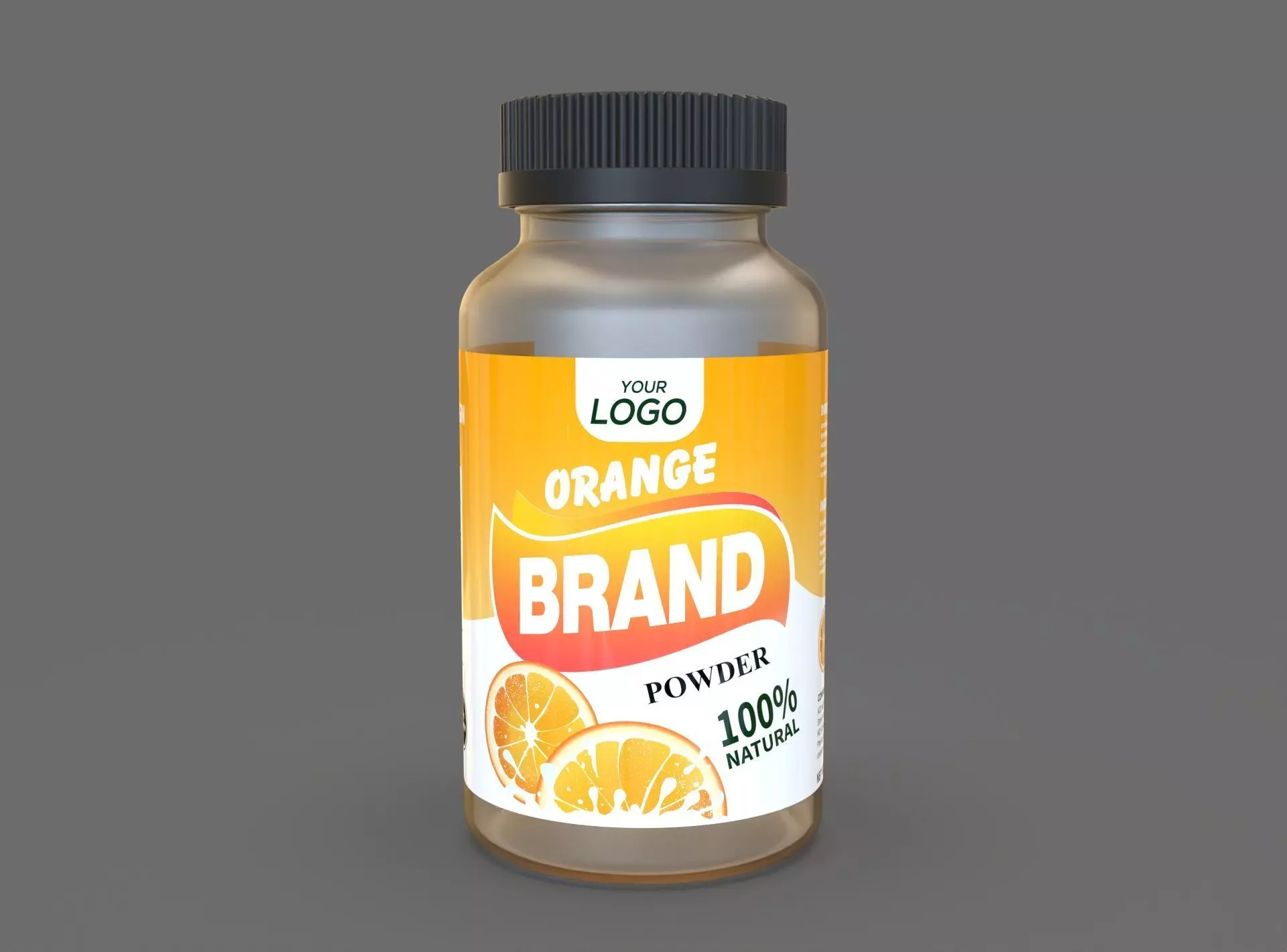 Bottle jar 3D model_0