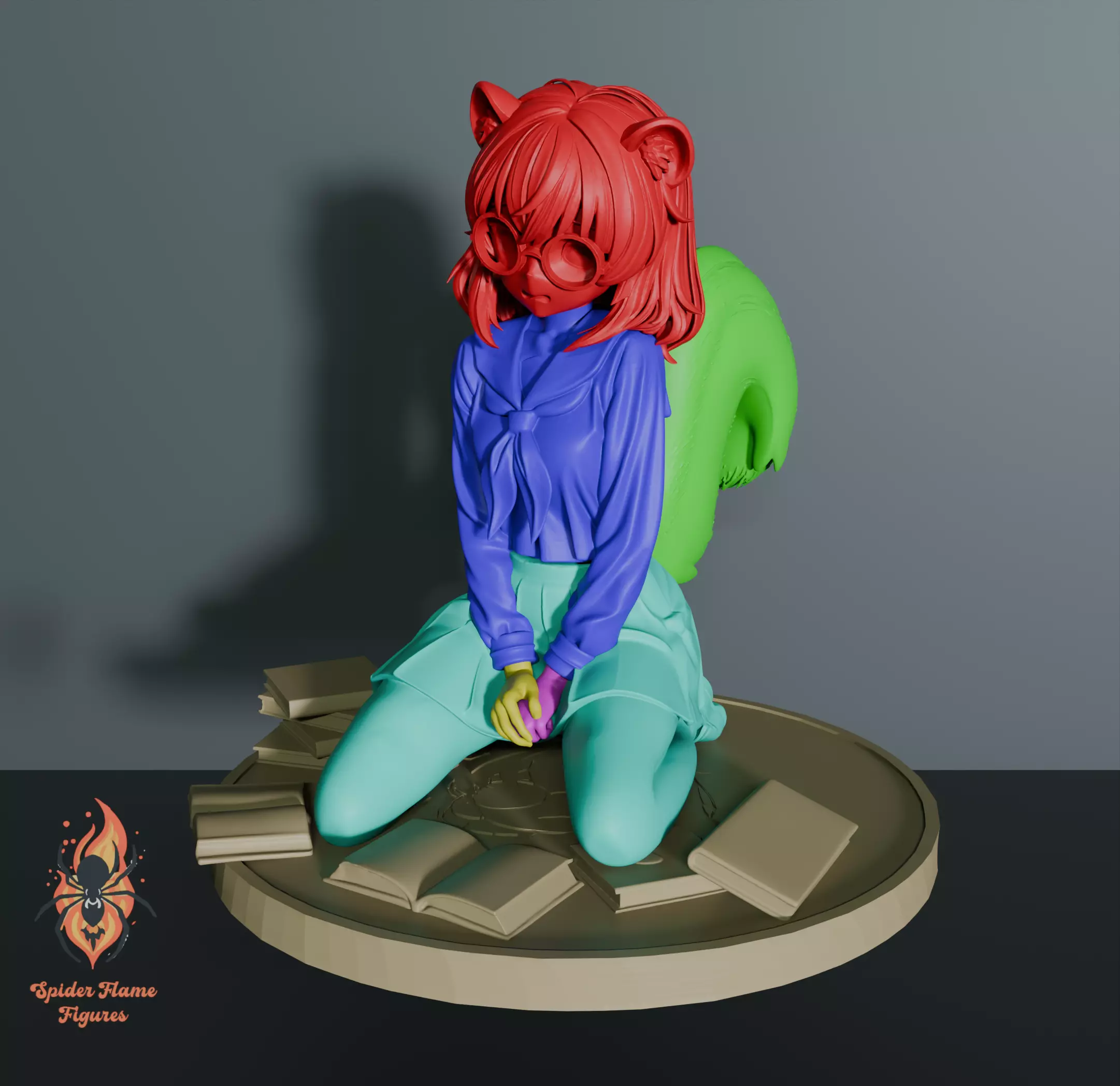 Reeka the Skunk Girl 3D print model_1