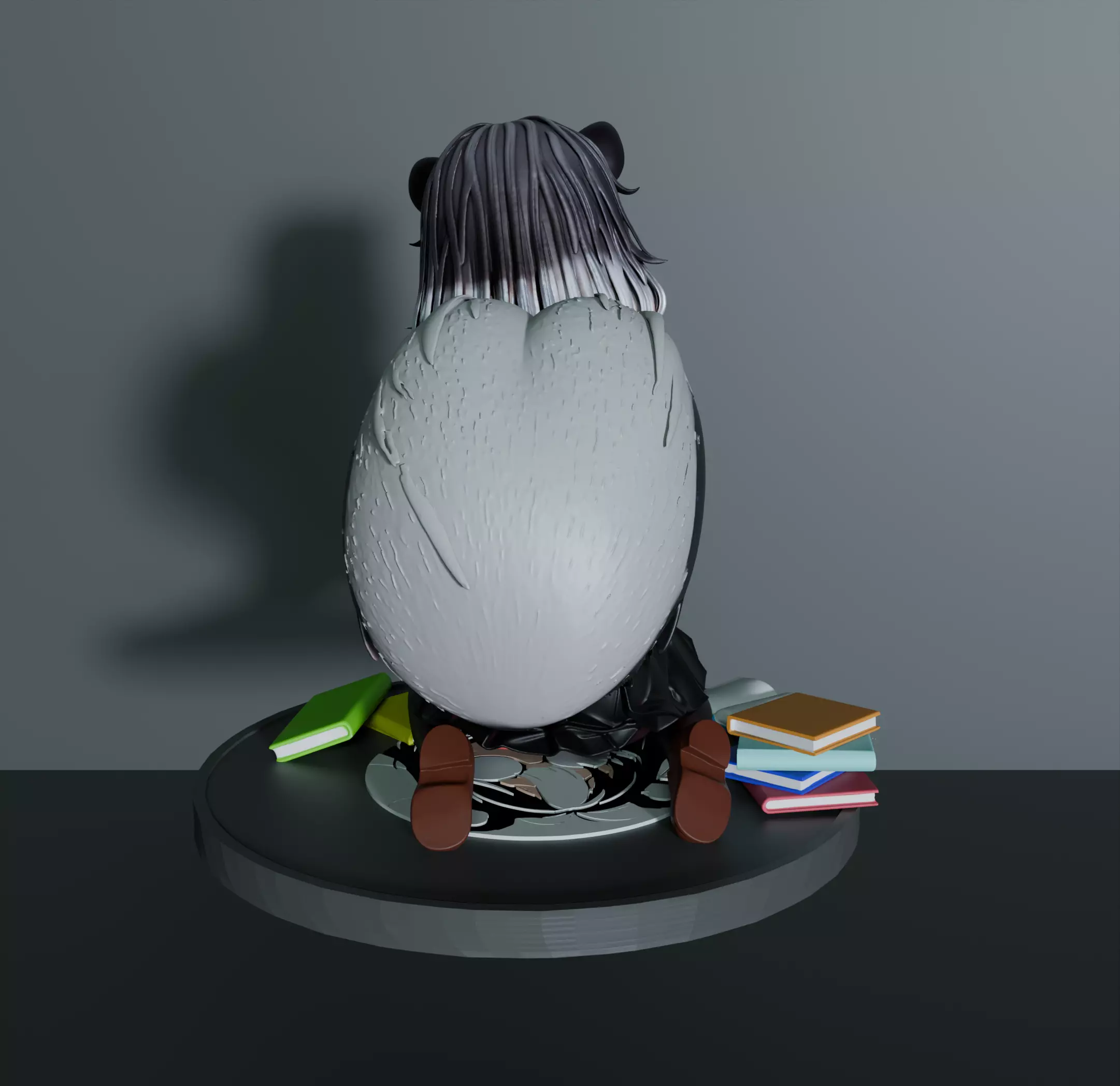Reeka the Skunk Girl 3D print model_6