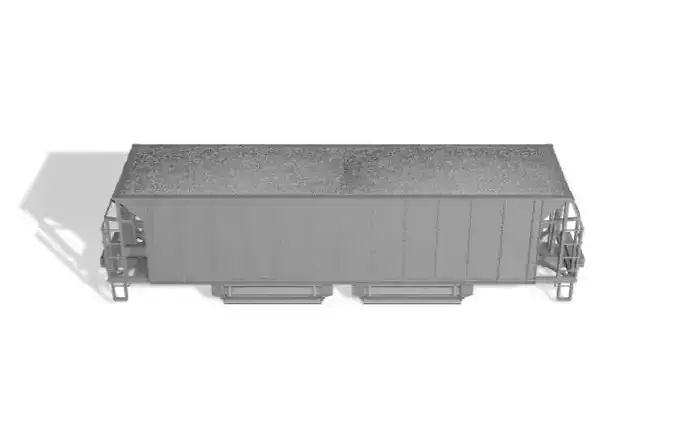 HO Thrall M-200 MOW Ballast Hopper Load