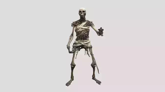 Skeleton Warrior - Rigged Fantasy Creature