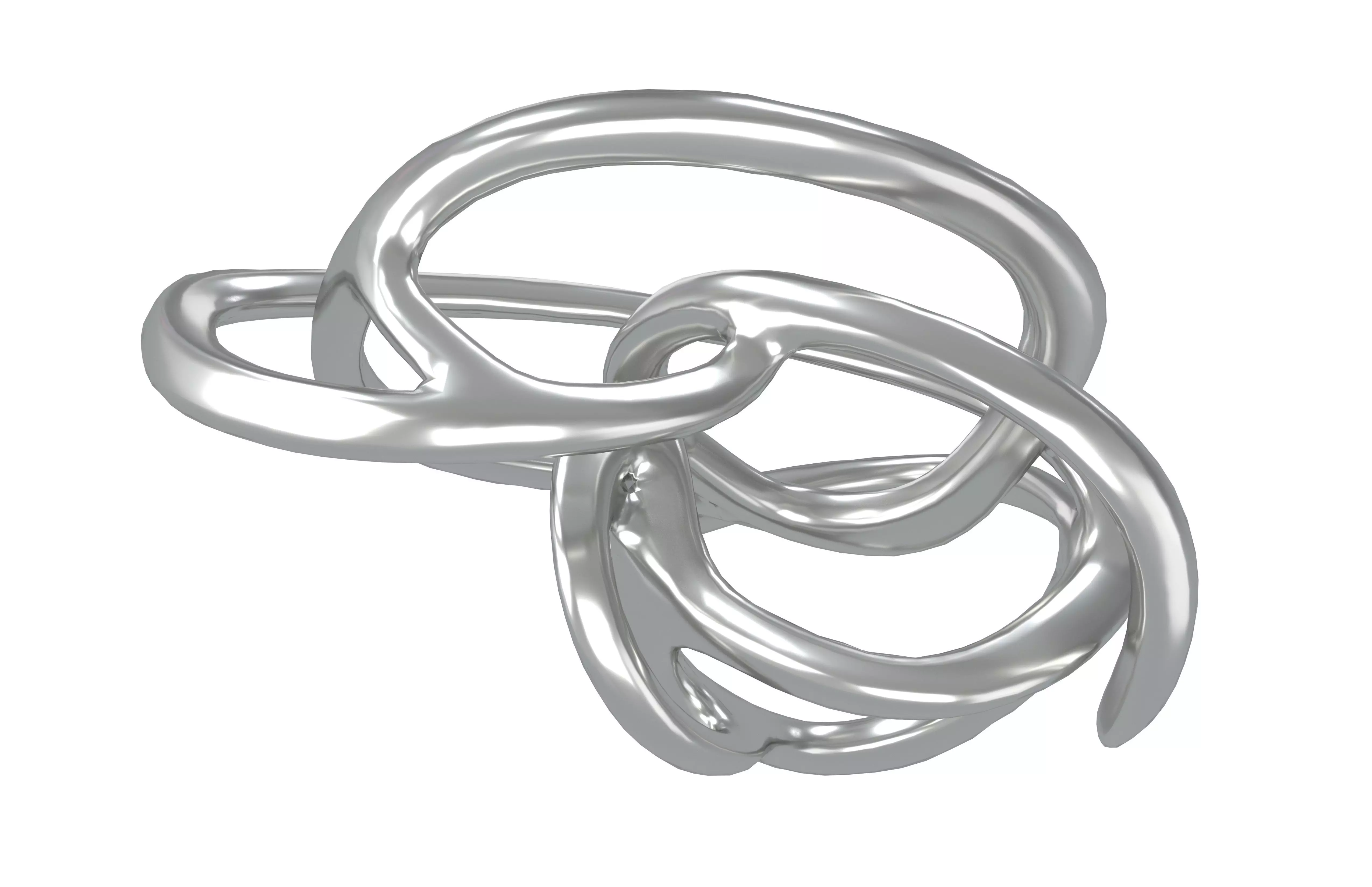 Abstract Shape v25 002 Low-poly 3D model_2