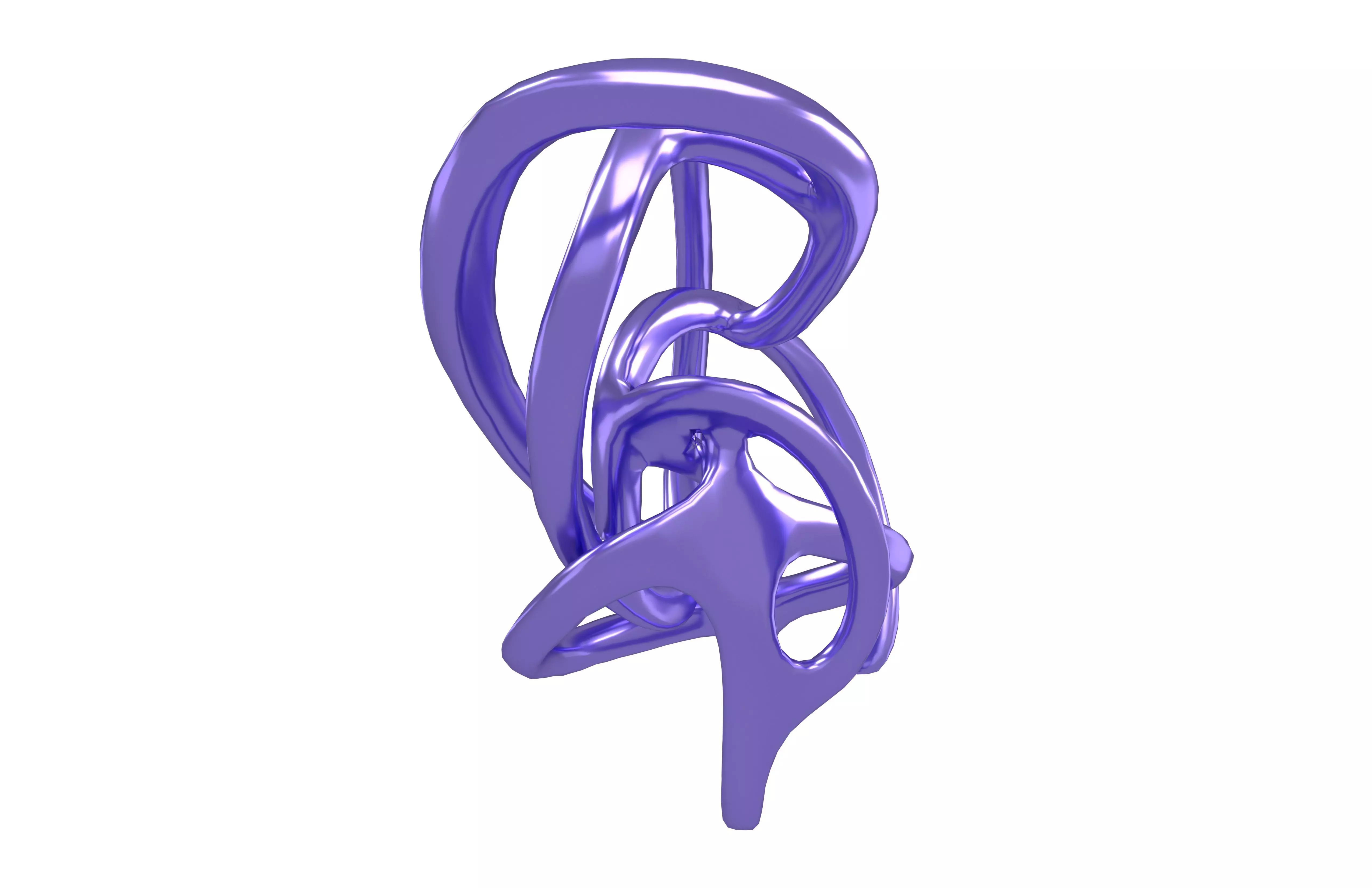 Abstract Shape v25 003 Low-poly 3D model_3