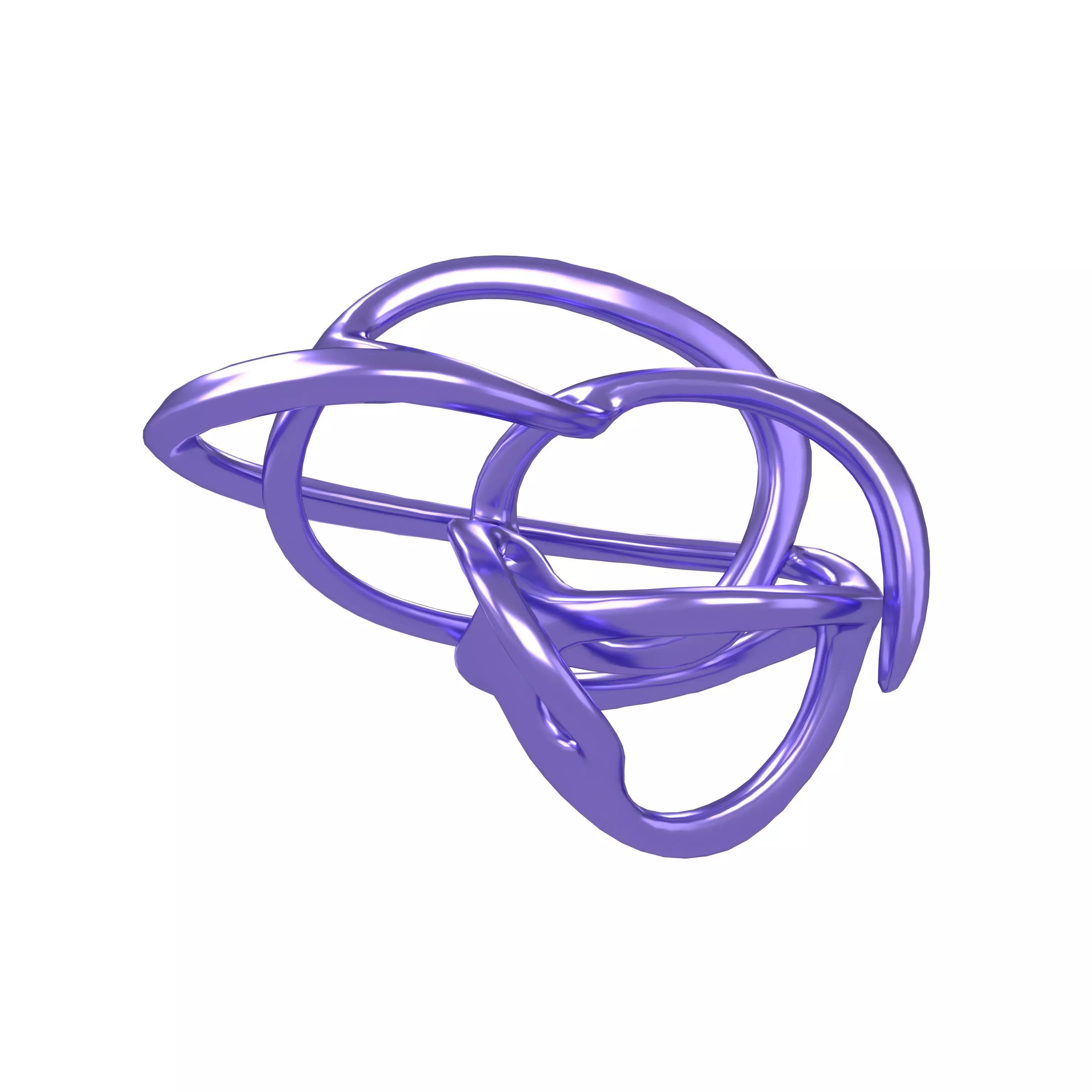 Abstract Shape v25 003 Low-poly 3D model_0