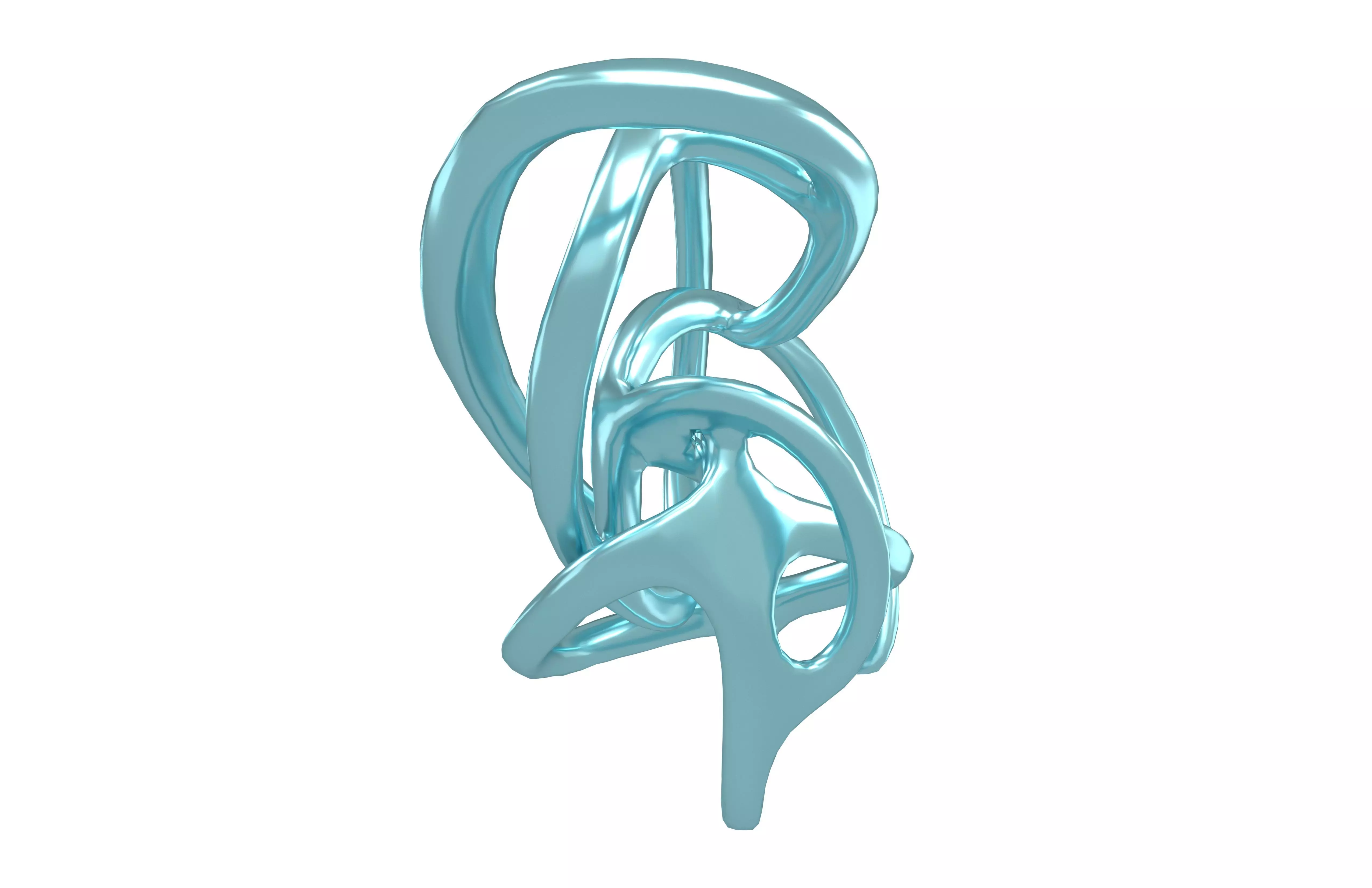 Abstract Shape v25 004 Low-poly 3D model_3