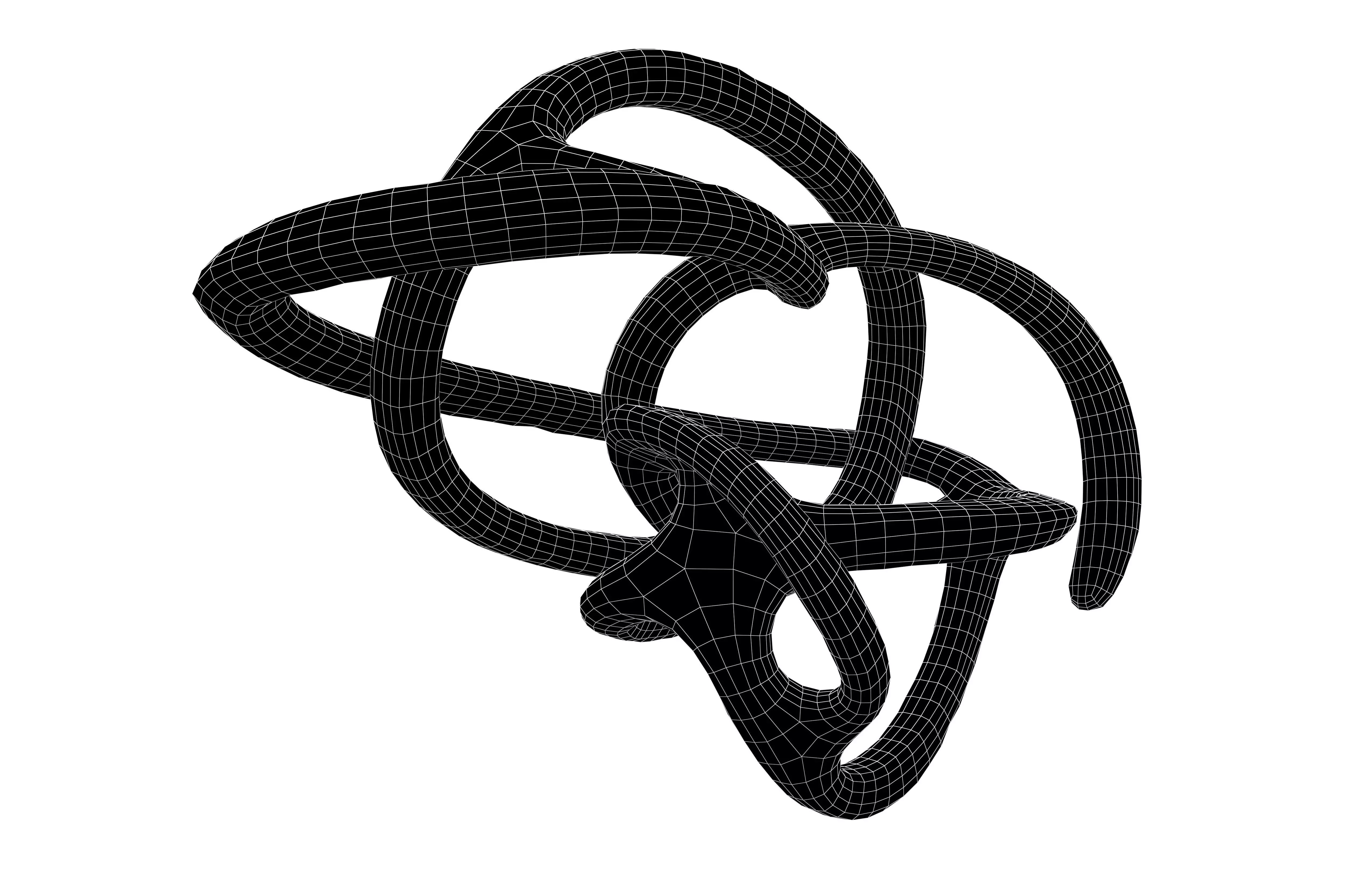 Abstract Shape v25 004 Low-poly 3D model_5