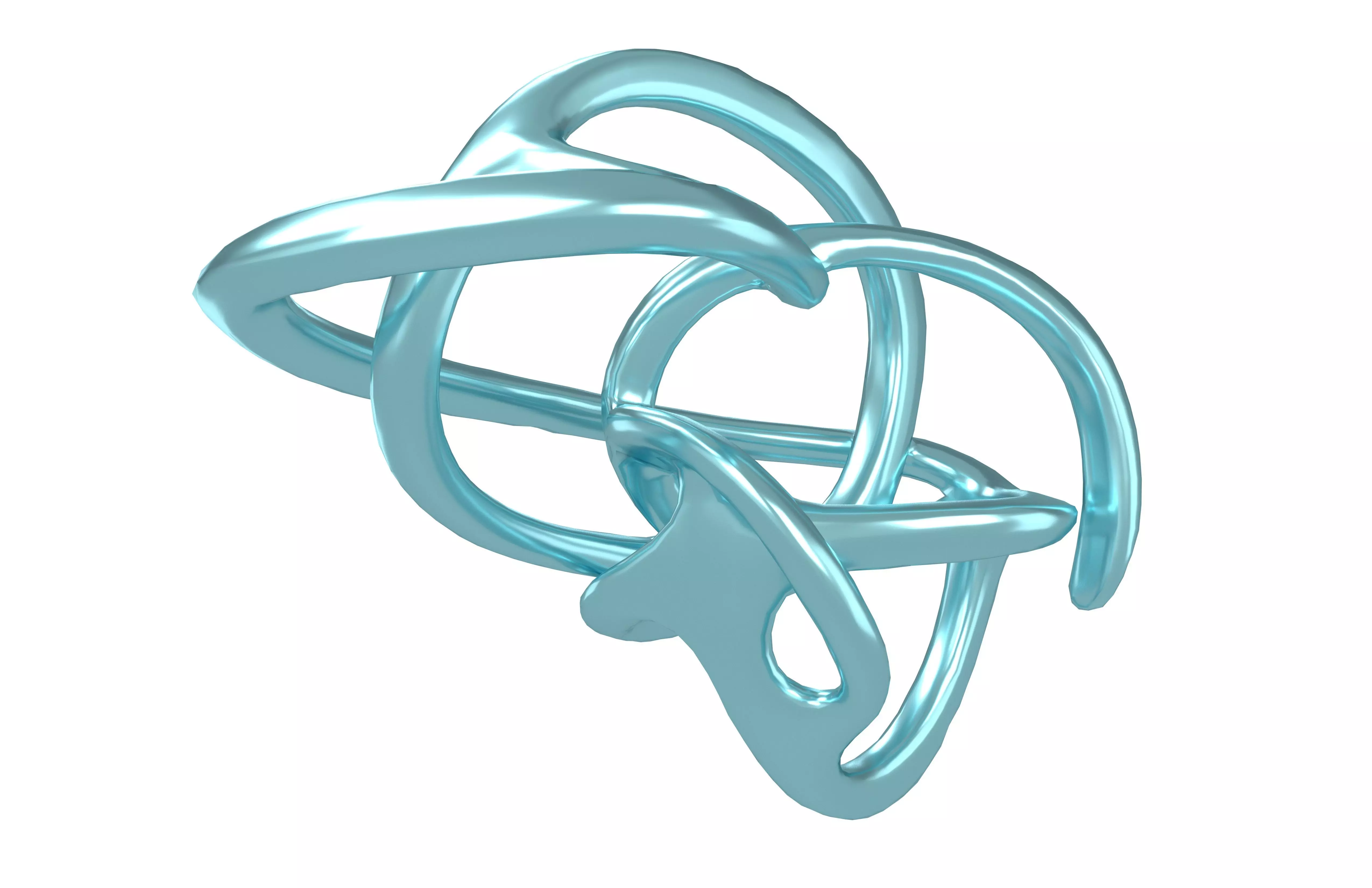 Abstract Shape v25 004 Low-poly 3D model_1