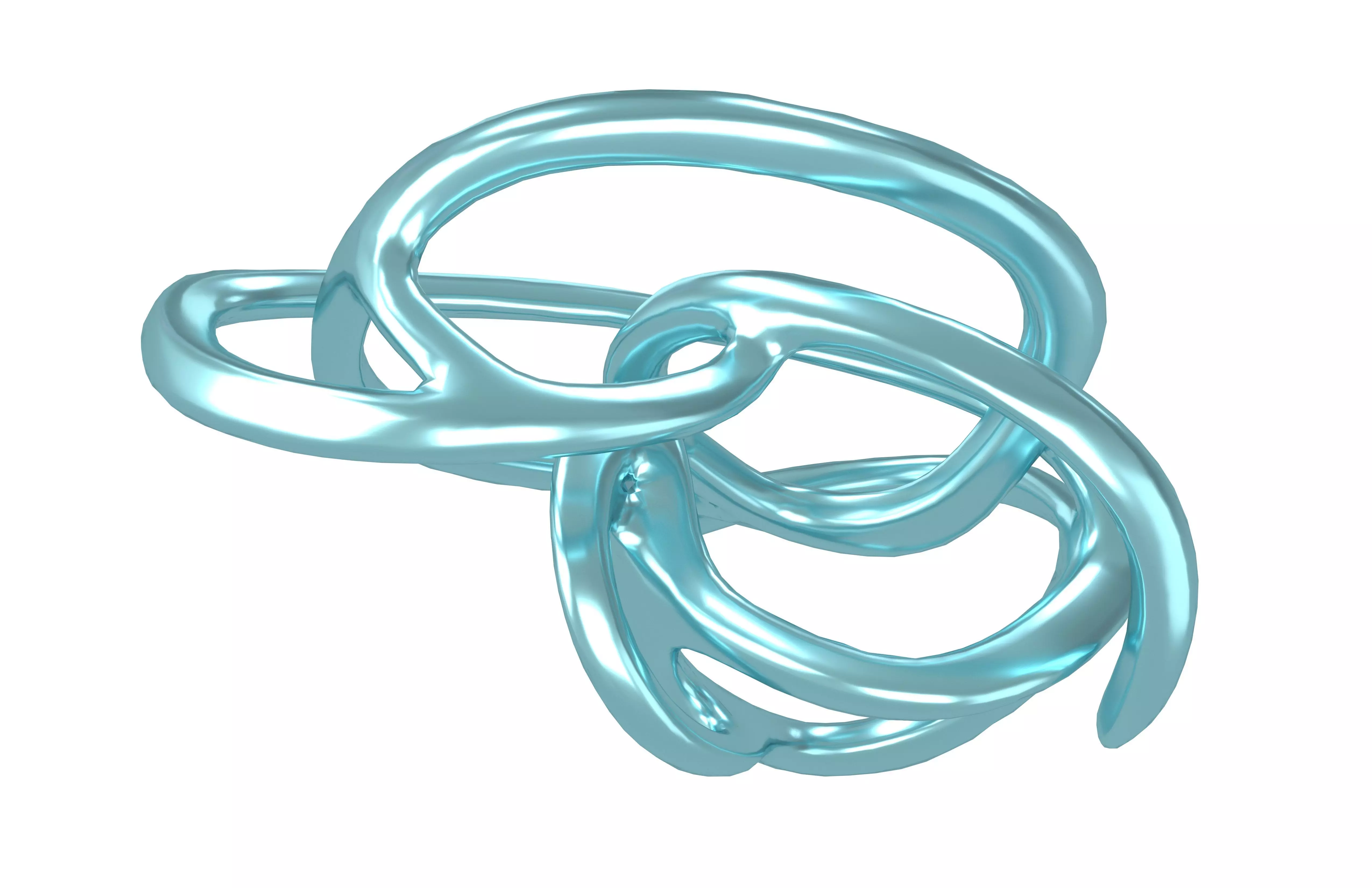 Abstract Shape v25 004 Low-poly 3D model_2