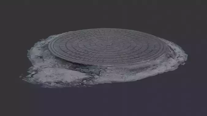 Wet Manhole Cover Exterior for Streets