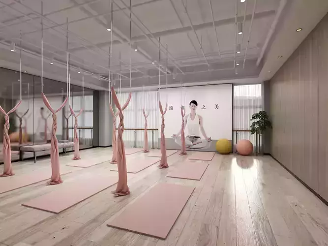 Dance yoga classroom