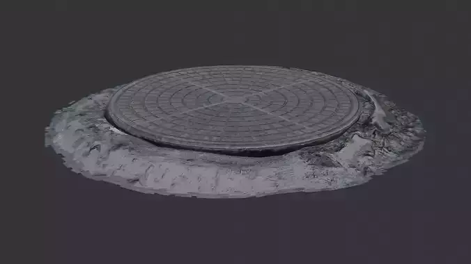Manhole Cover Wet Circular Drain Plate