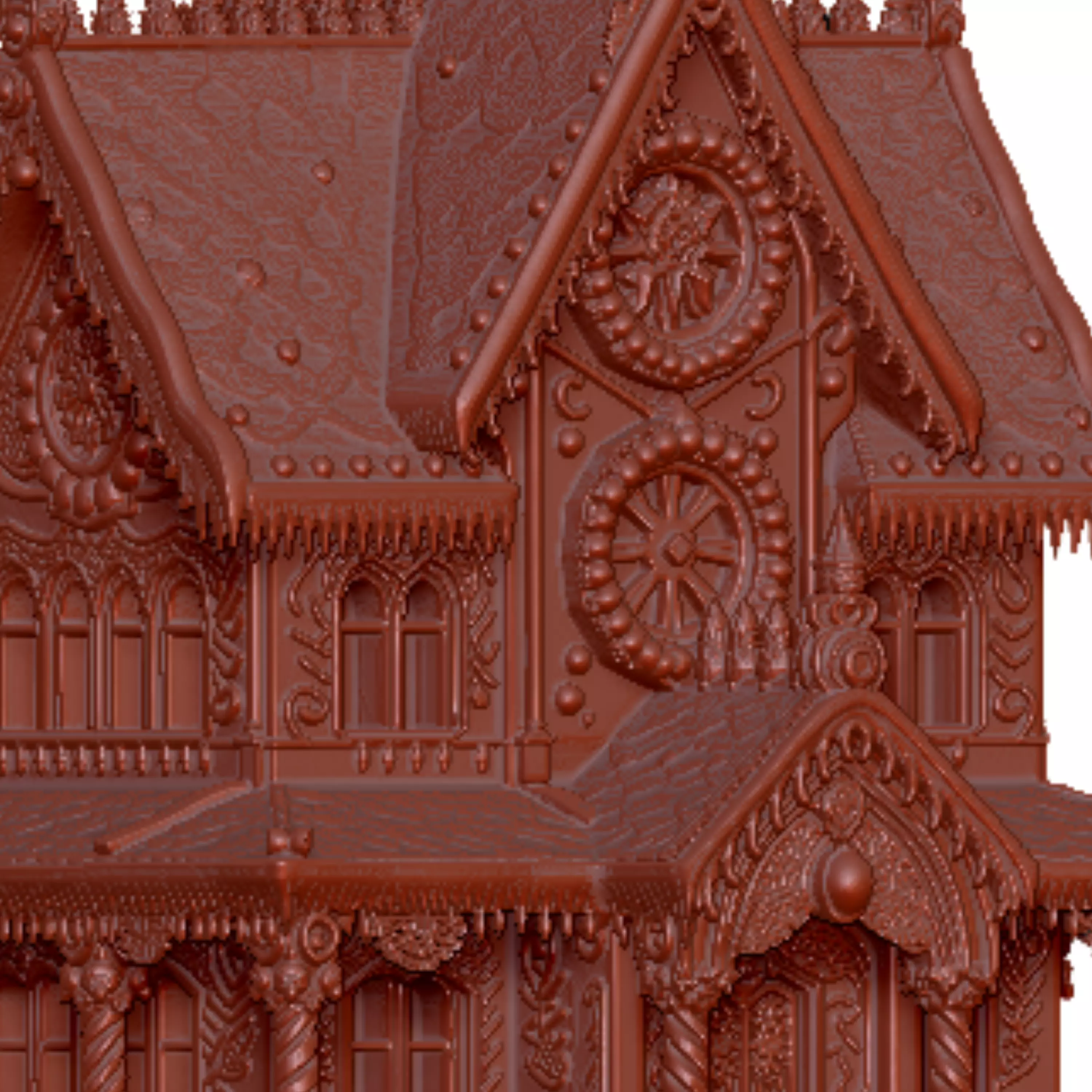 Ultimate Gingerbread House 3D Printable STL Model 3D print model_15