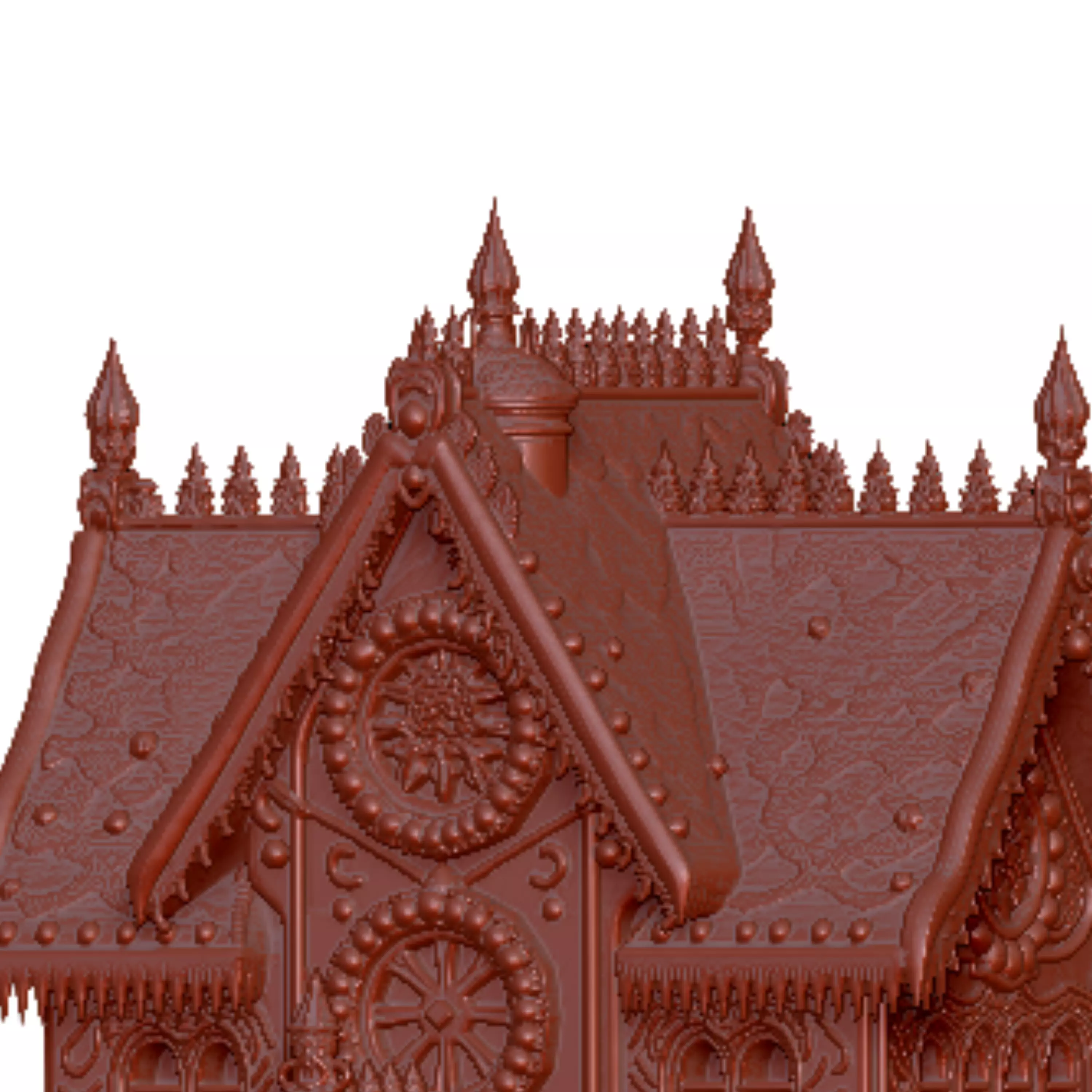 Ultimate Gingerbread House 3D Printable STL Model 3D print model_17