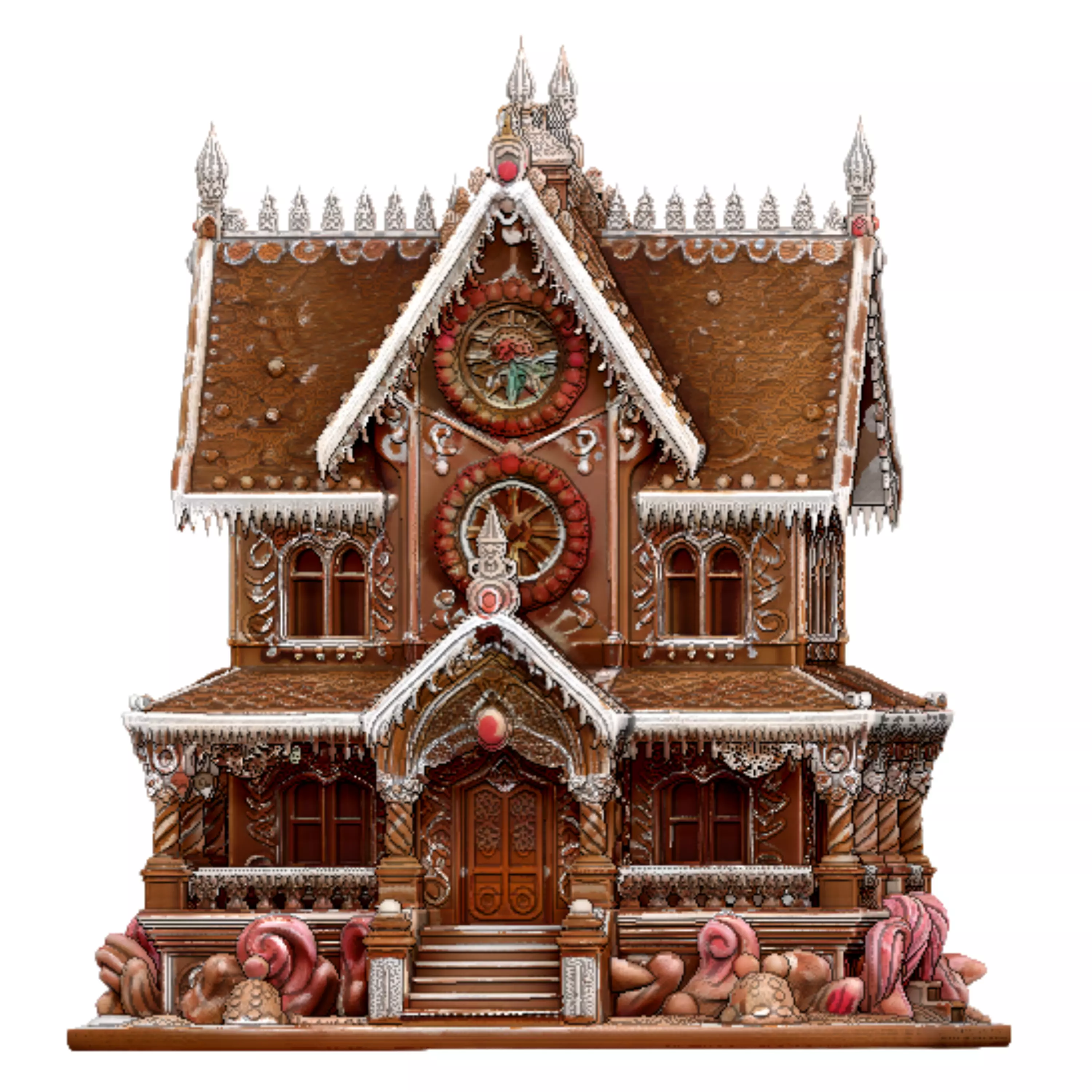 Ultimate Gingerbread House 3D Printable STL Model 3D print model_4