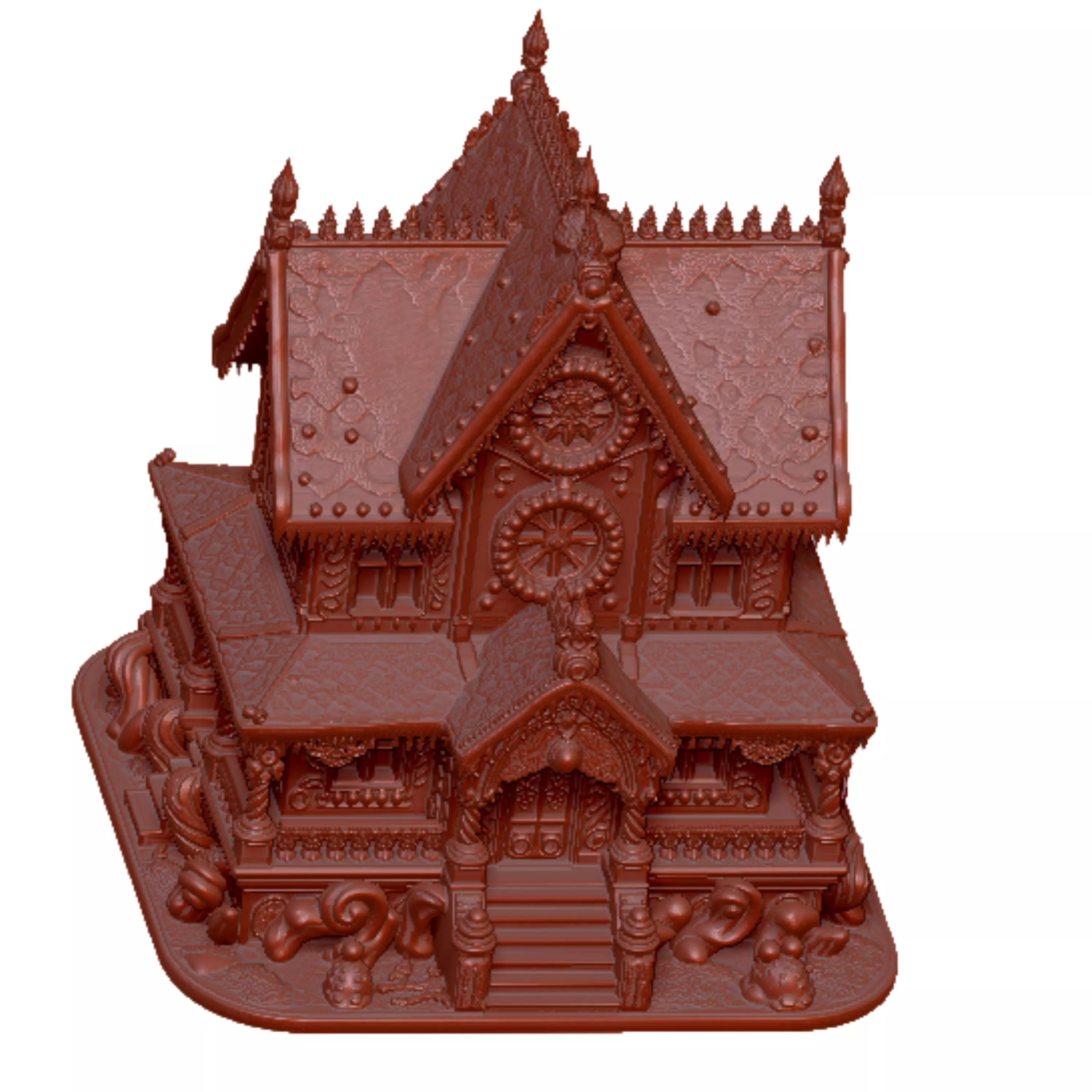 Ultimate Gingerbread House 3D Printable STL Model 3D print model_13
