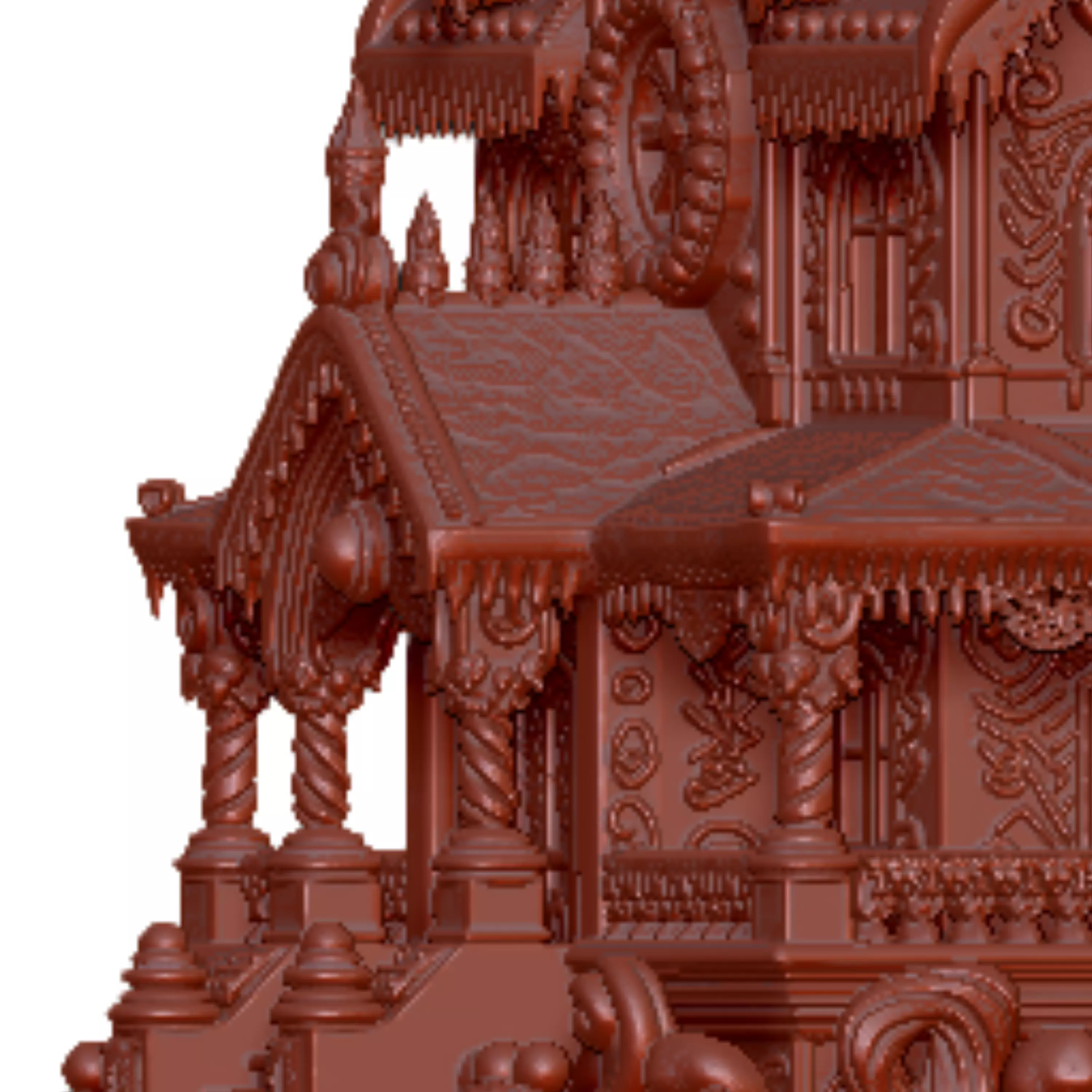 Ultimate Gingerbread House 3D Printable STL Model 3D print model_16