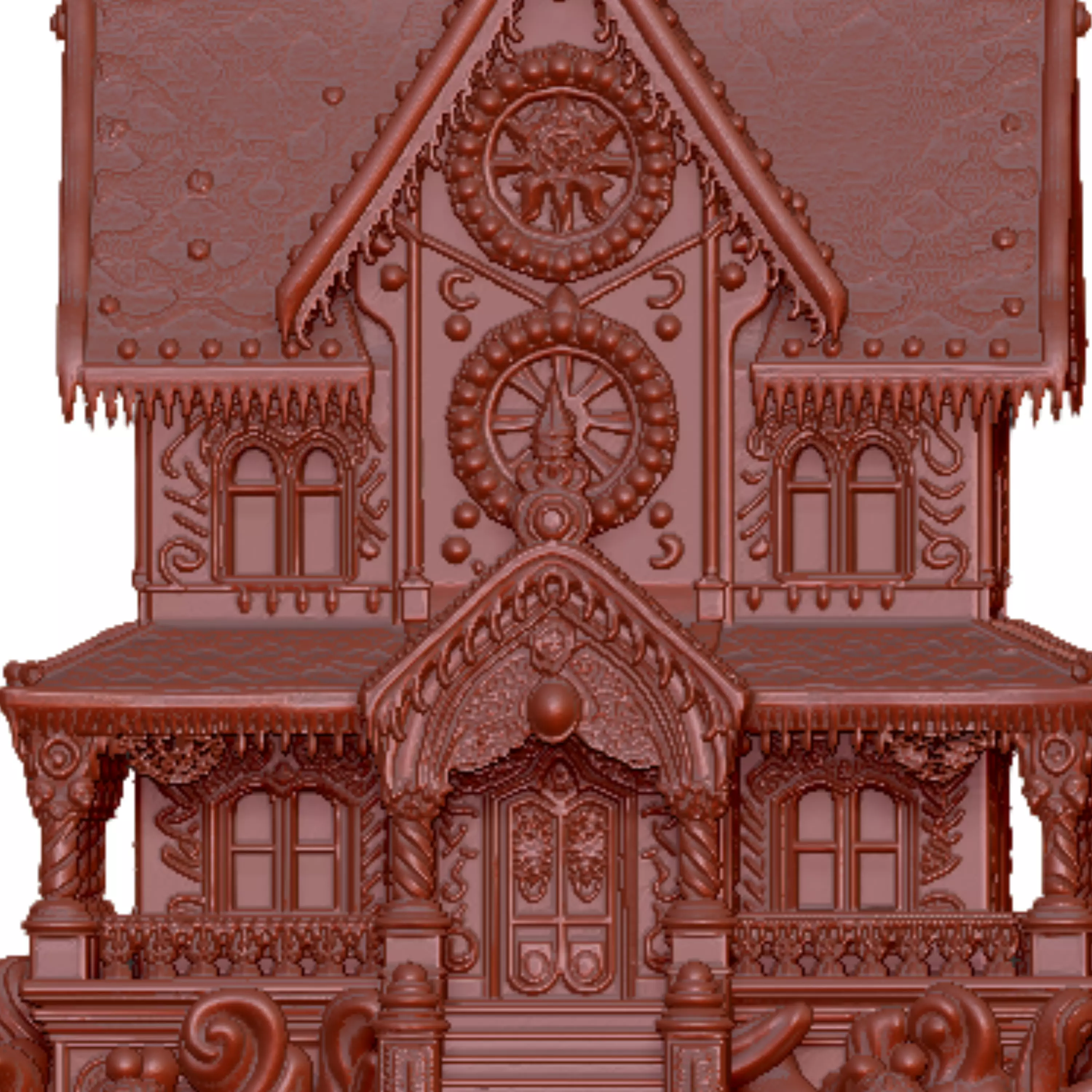 Ultimate Gingerbread House 3D Printable STL Model 3D print model_12