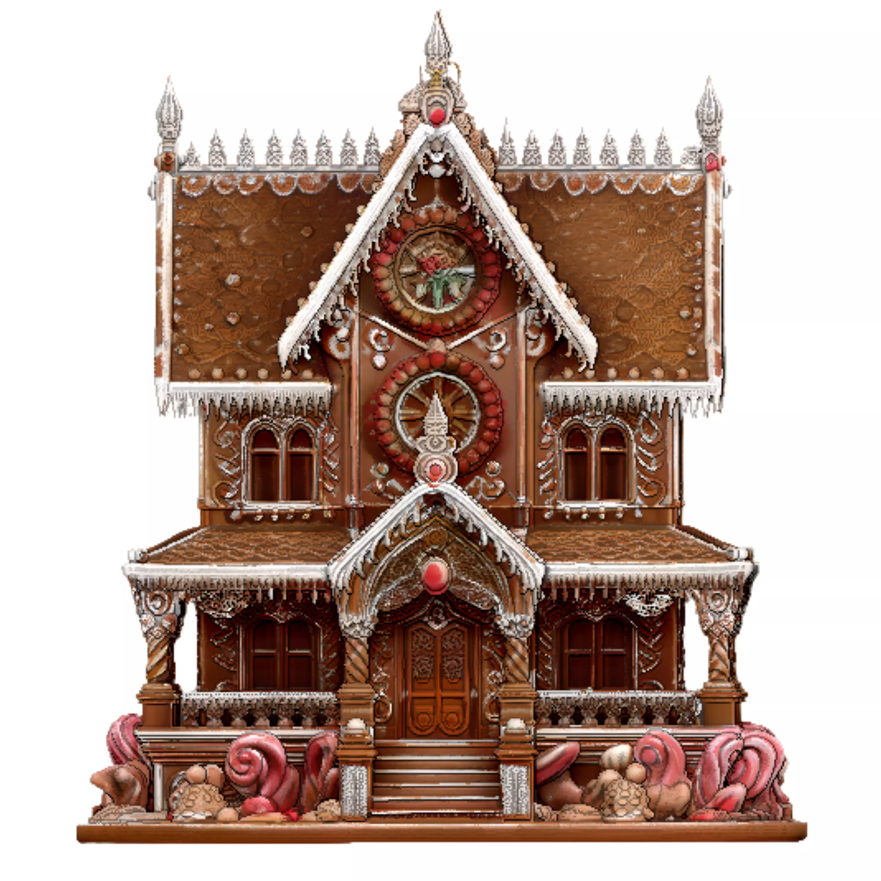 Ultimate Gingerbread House 3D Printable STL Model 3D print model_2