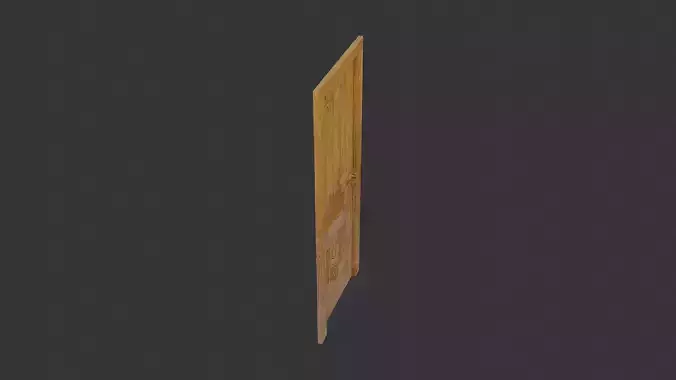 Rustic Wooden Door with Weathered Finish