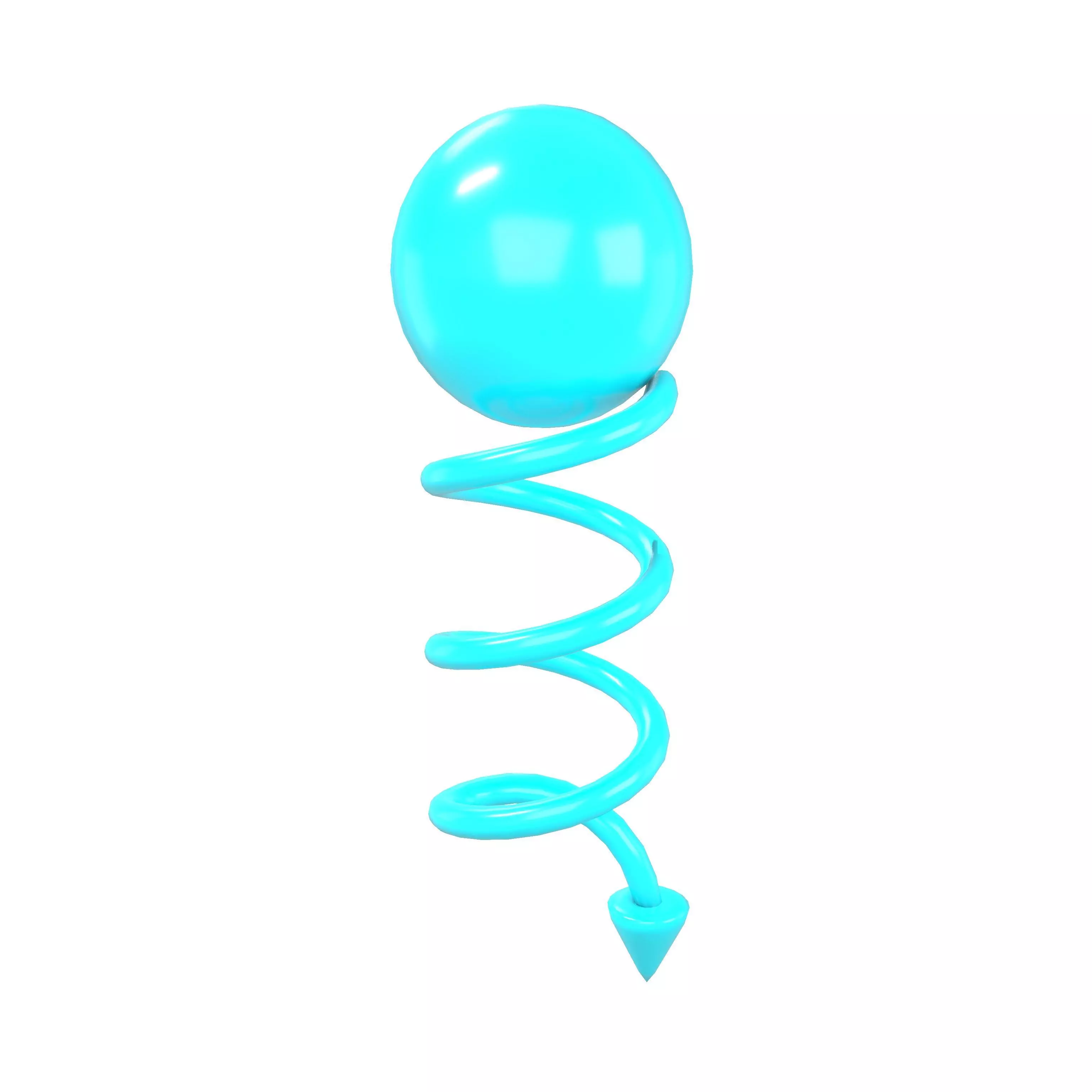 Photons v1 003 Low-poly 3D model