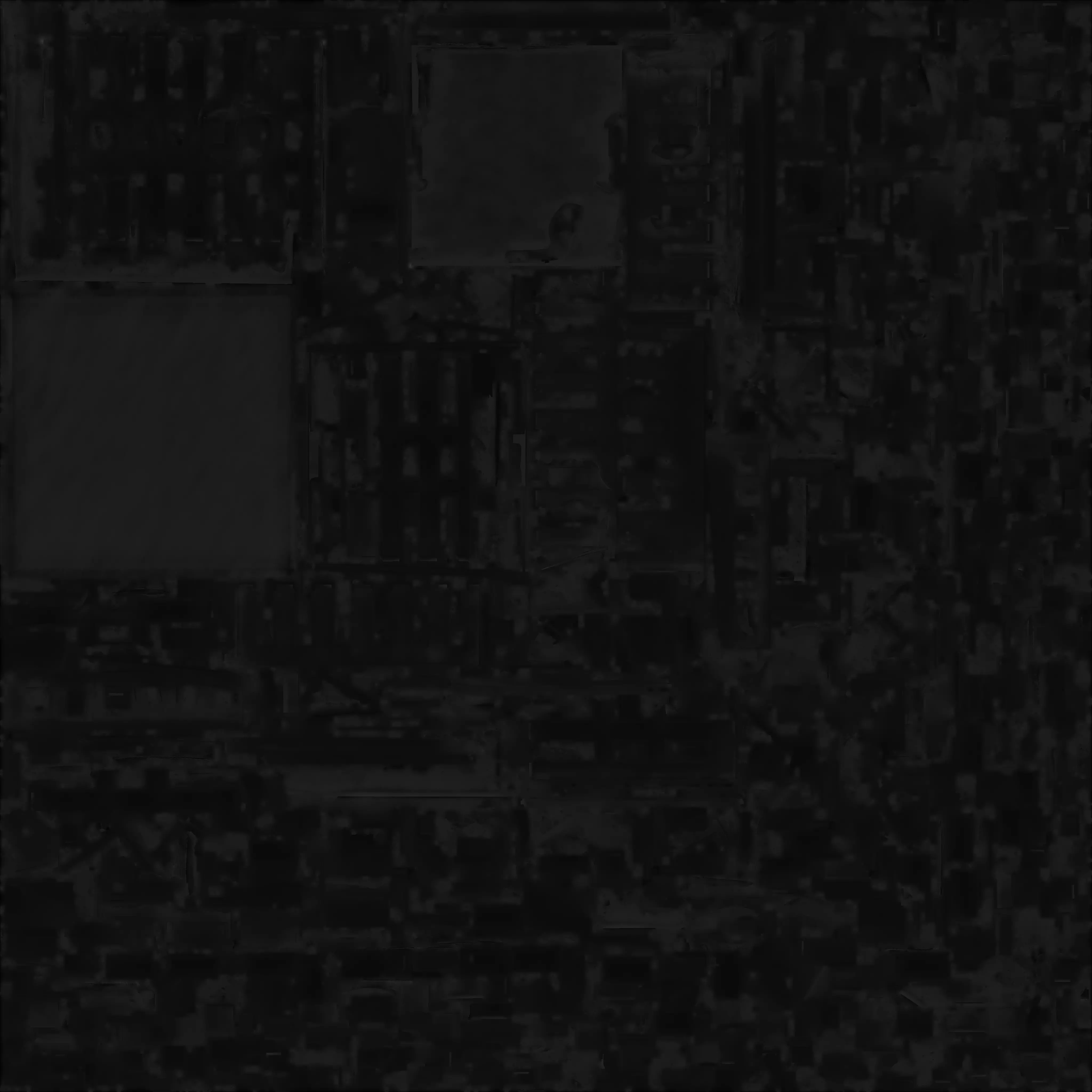 Destroyed Multi Story Apartment 3D Model Urban Ruin Low-poly 3D model_4