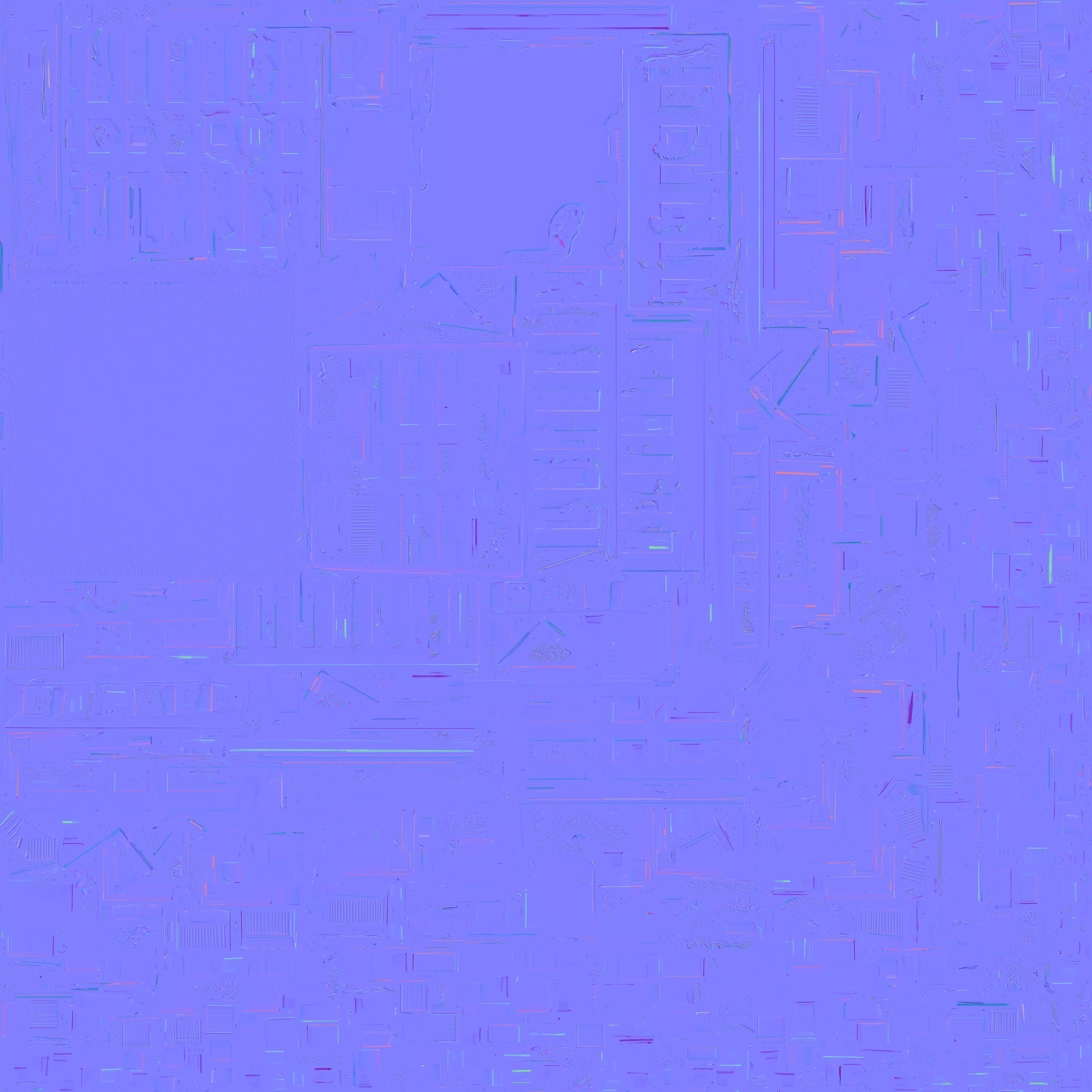 Destroyed Multi Story Apartment 3D Model Urban Ruin Low-poly 3D model_2