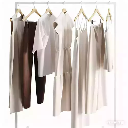 Clothes Set 01 3D model