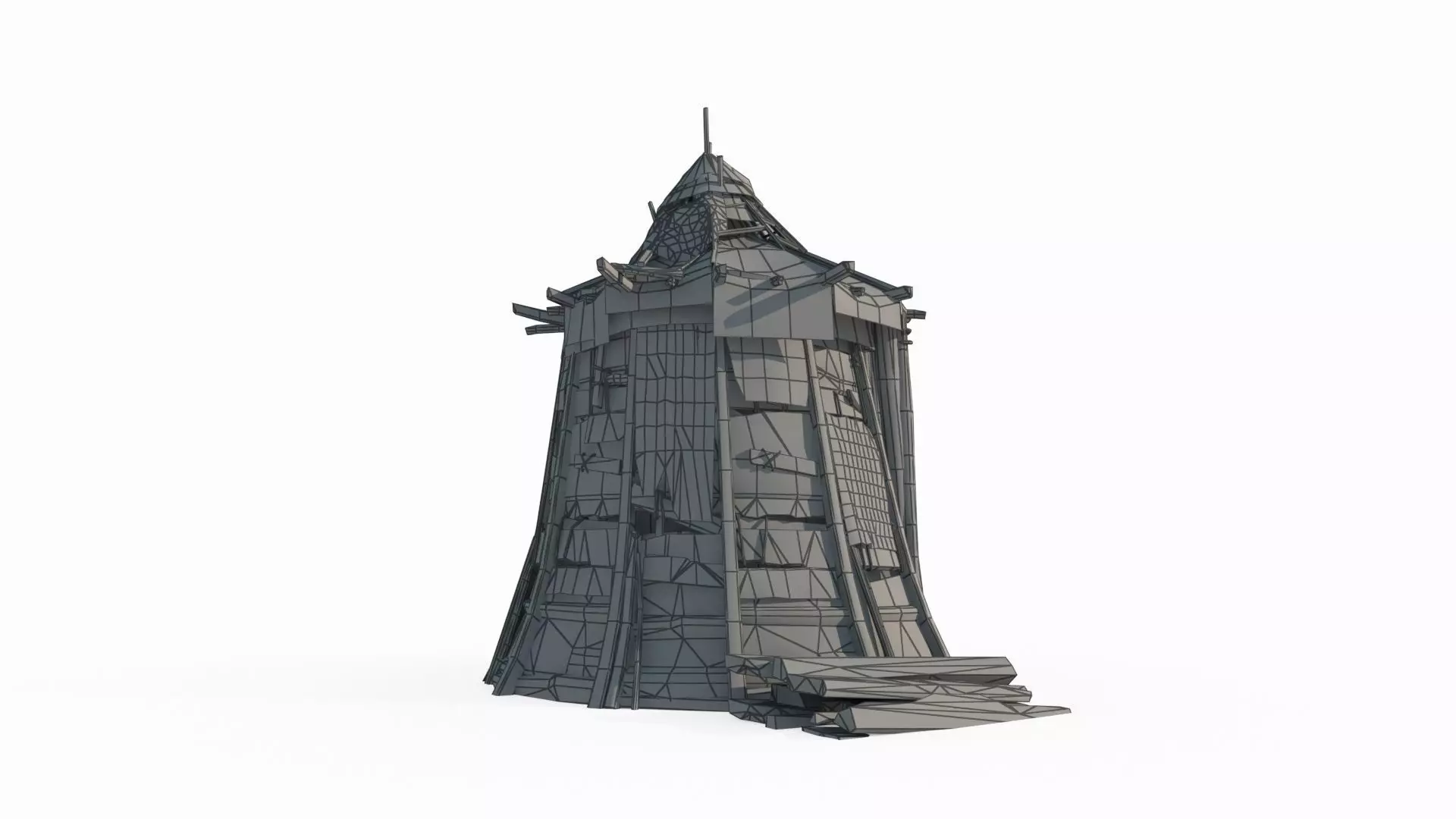 Ancient tribal tent dwellings 3D model_6