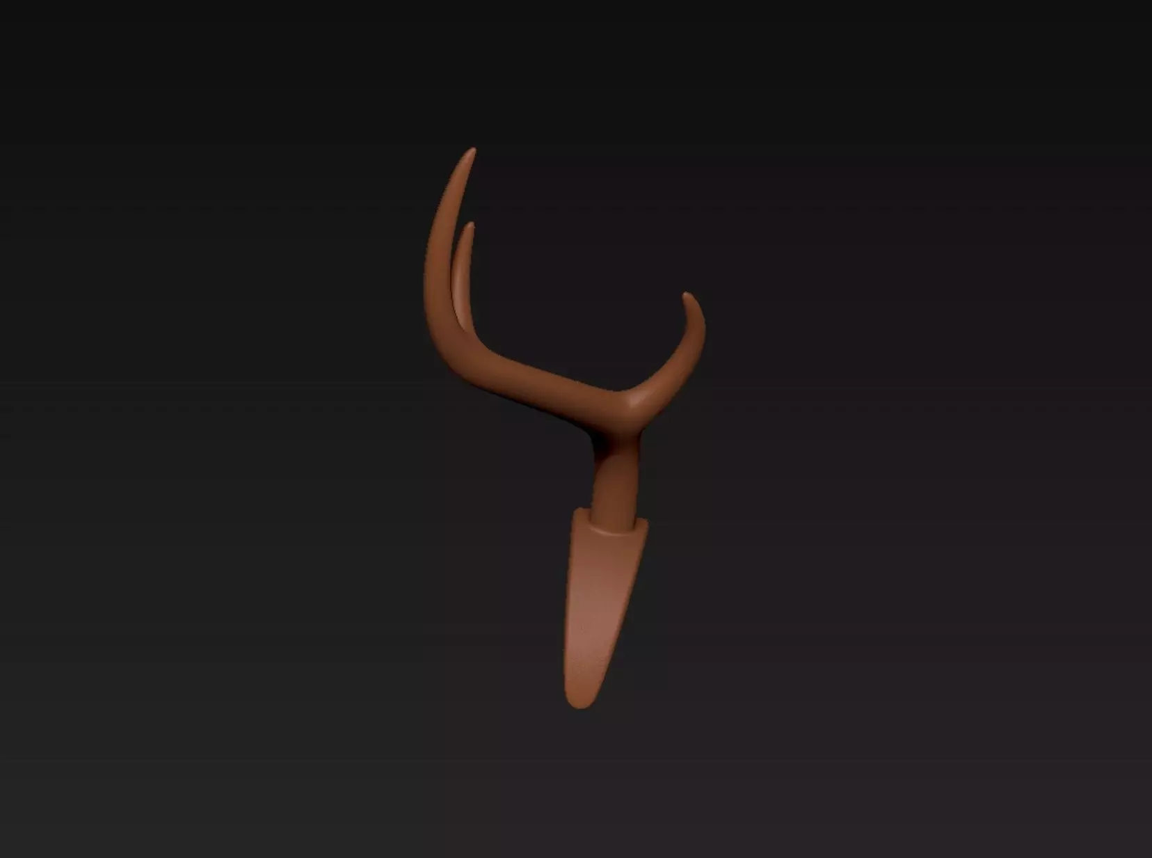 Deer Antler Headband 3D print model_2