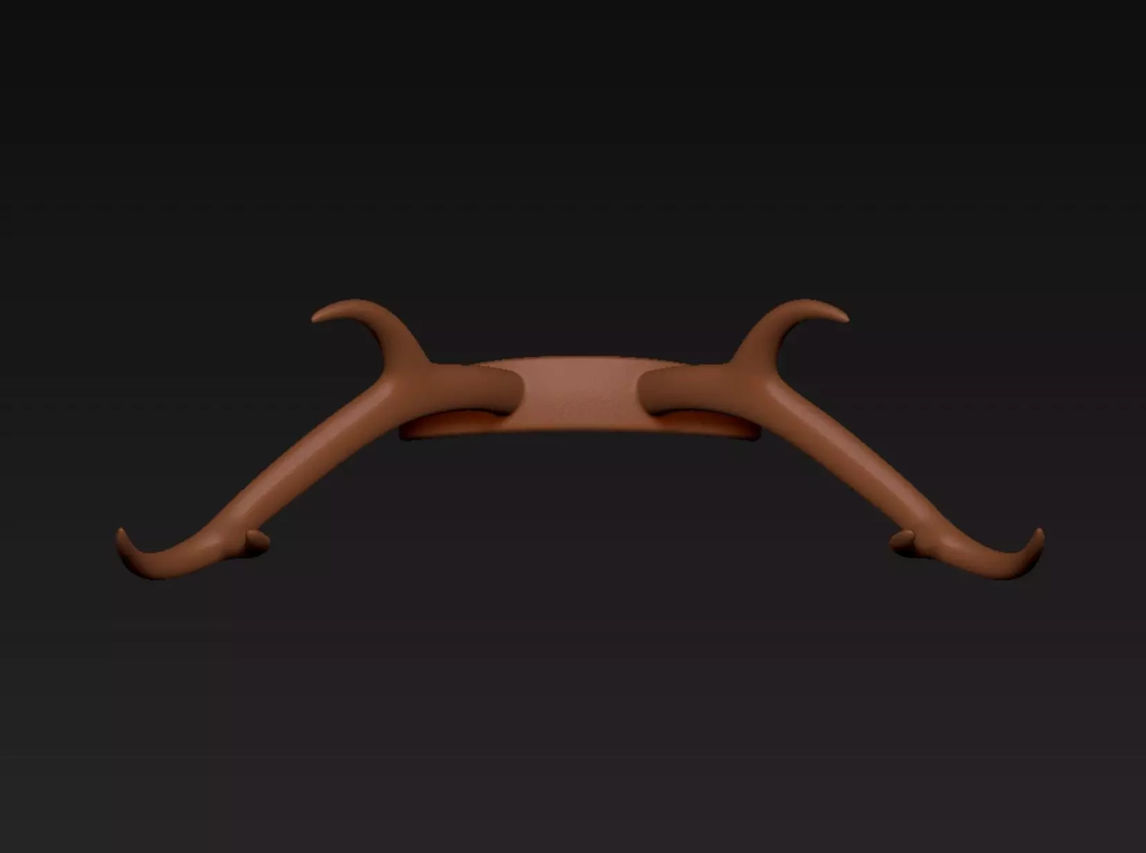 Deer Antler Headband 3D print model_4