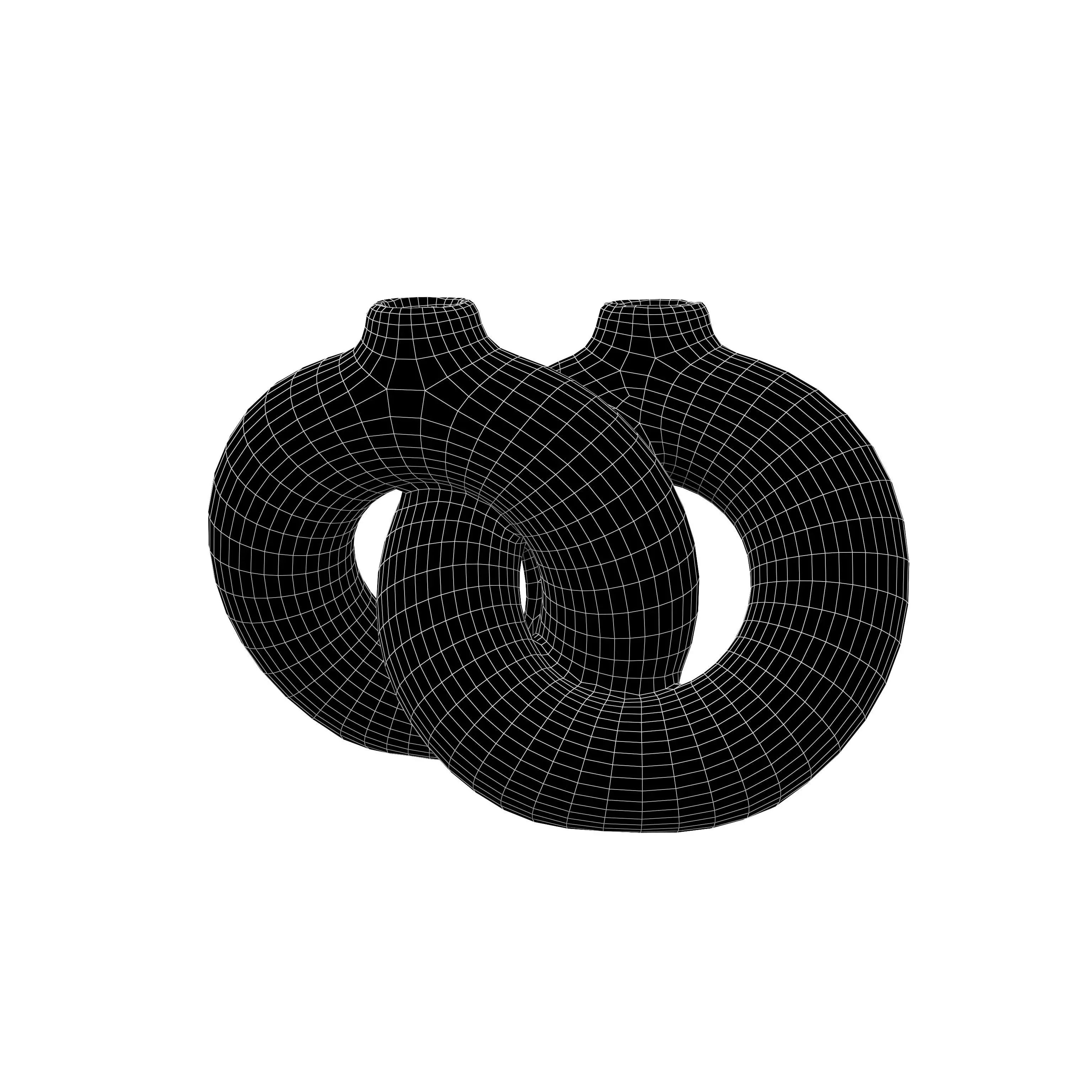 Modern Vase v3 002 Low-poly 3D model_4