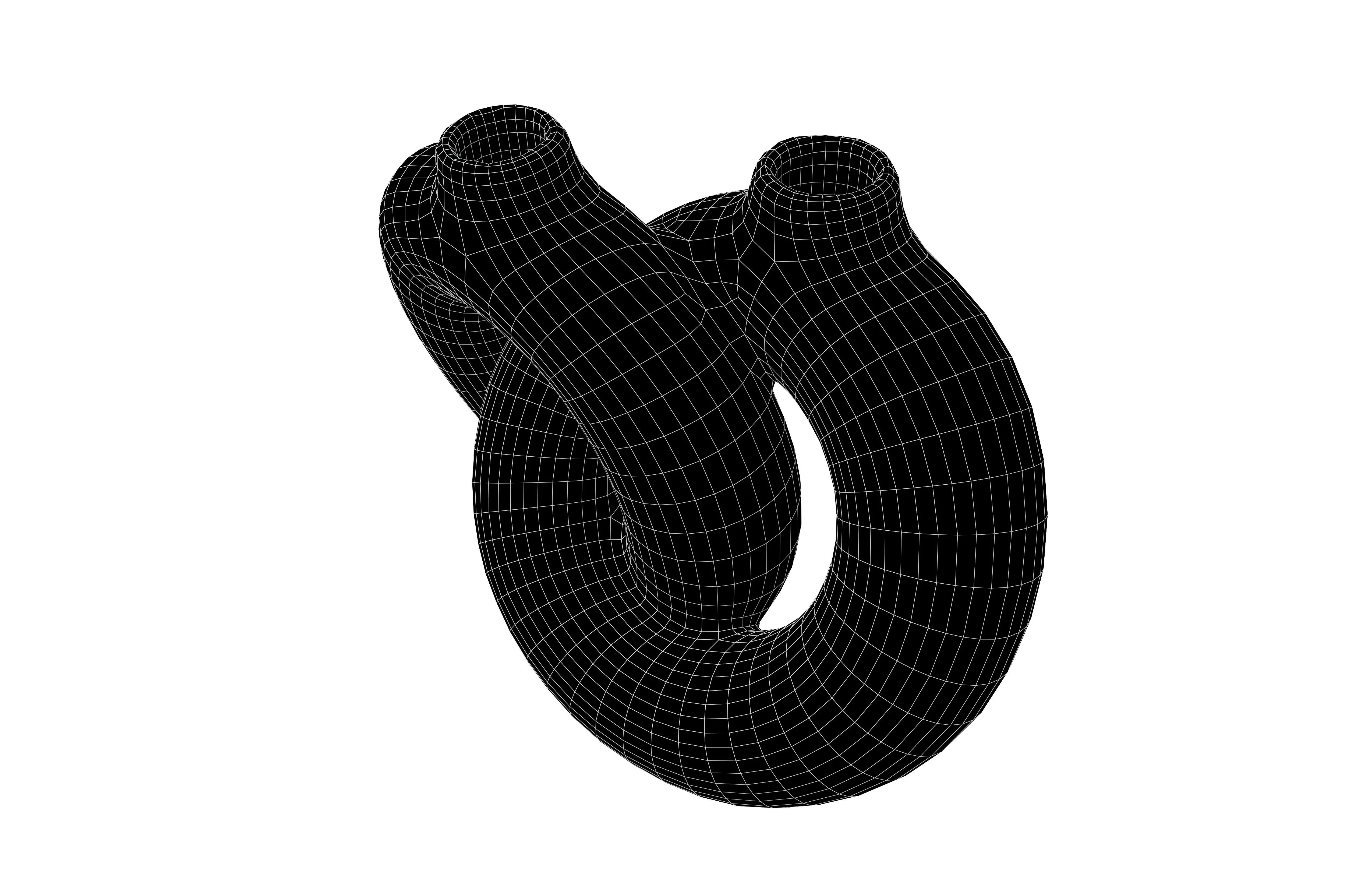 Modern Vase v3 002 Low-poly 3D model_6